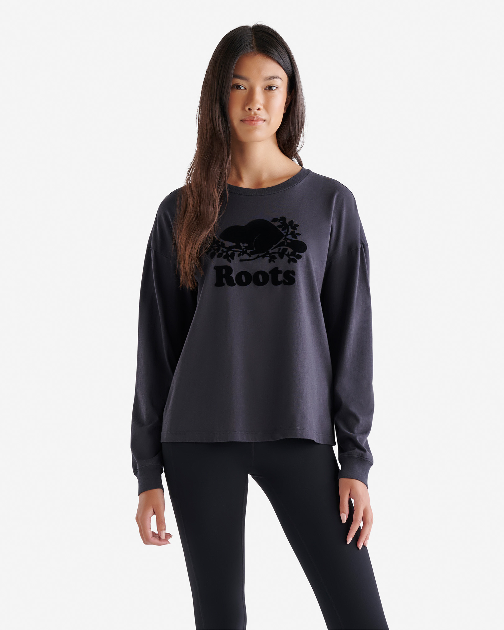 Womens Organic Cooper Long Sleeve T-shirt Womens Organic Cooper Long Sleeve T-shirt