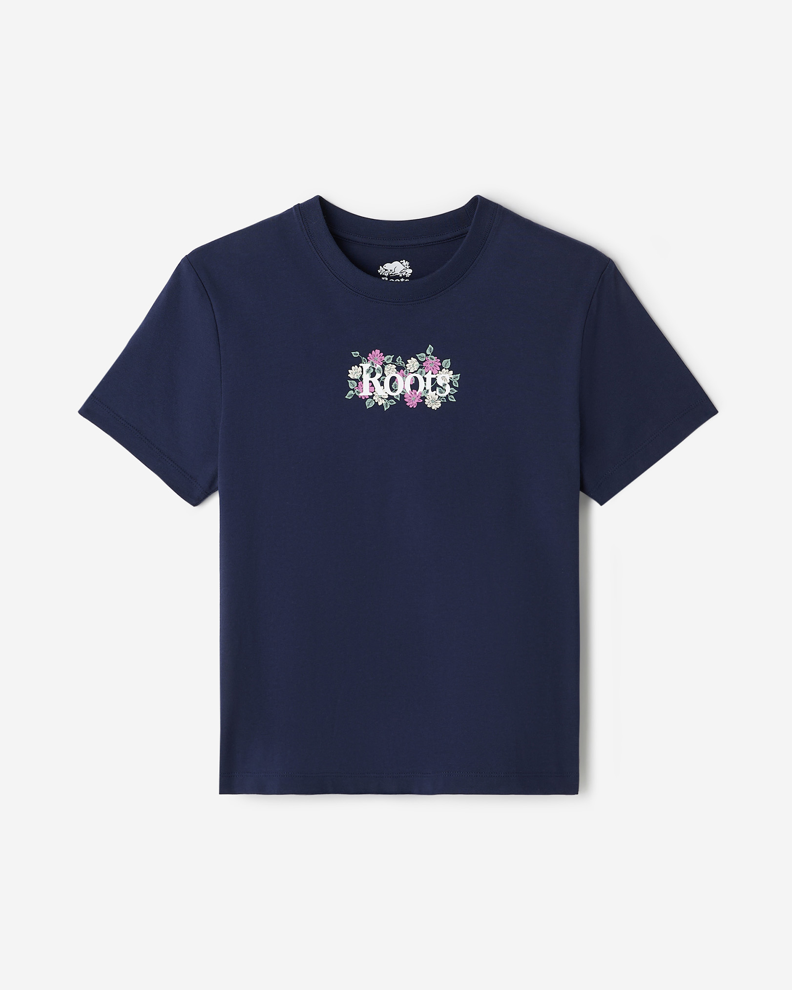 Womens Wildflower T-Shirt - Navy Blazer Womens Wildflower T-Shirt - Navy Blazer