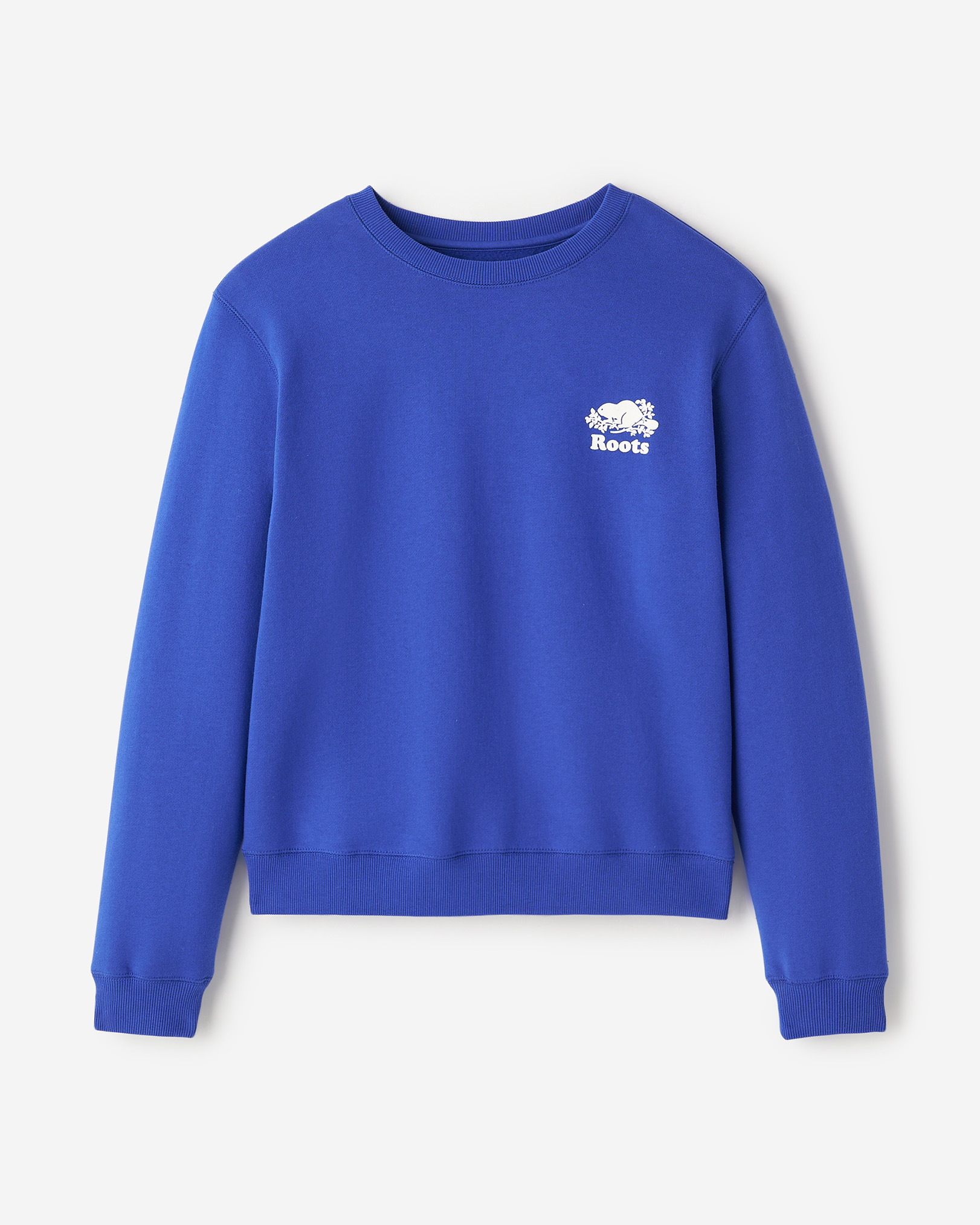 Organic Cooper Relaxed Crew - Sapphire Blue