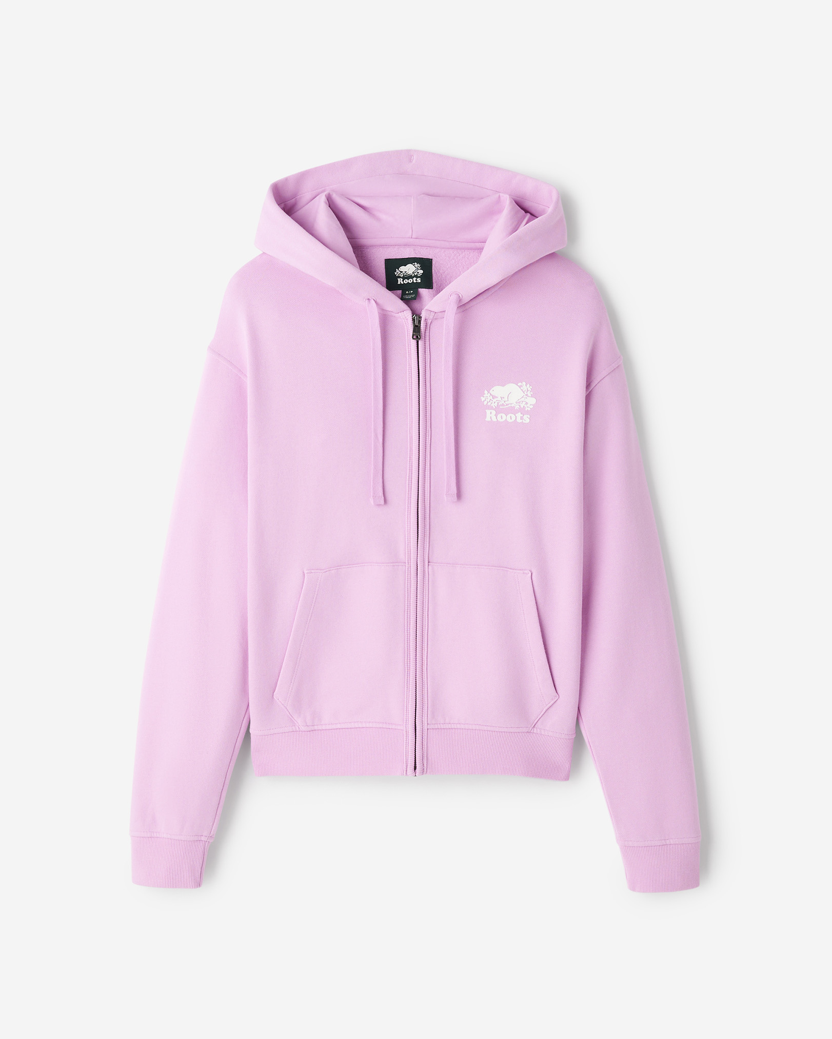 Organic Original Relaxed Full Zip Hoodie - Orchid Bouquet