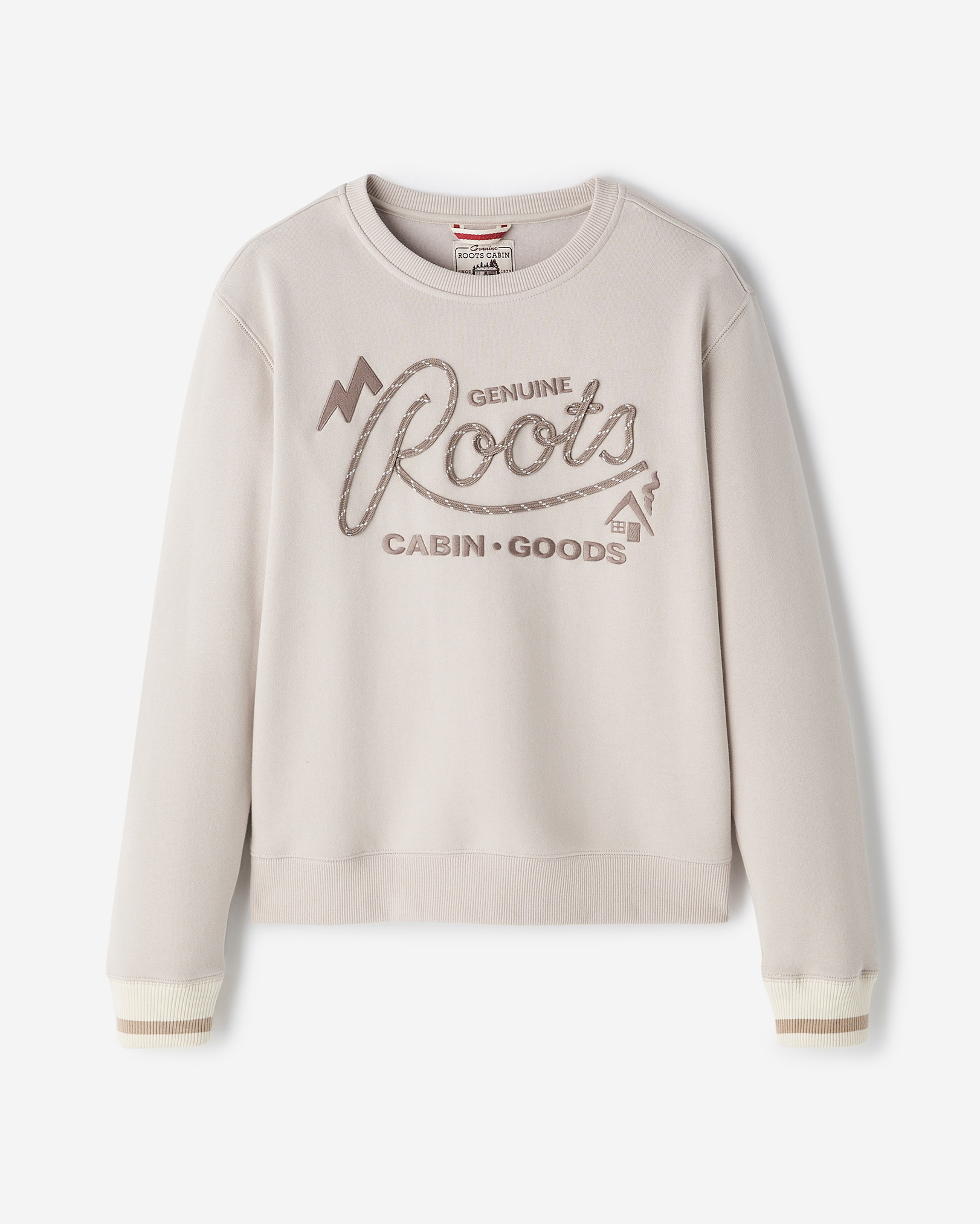 Cabin Fleece Crew - Silver Cloud