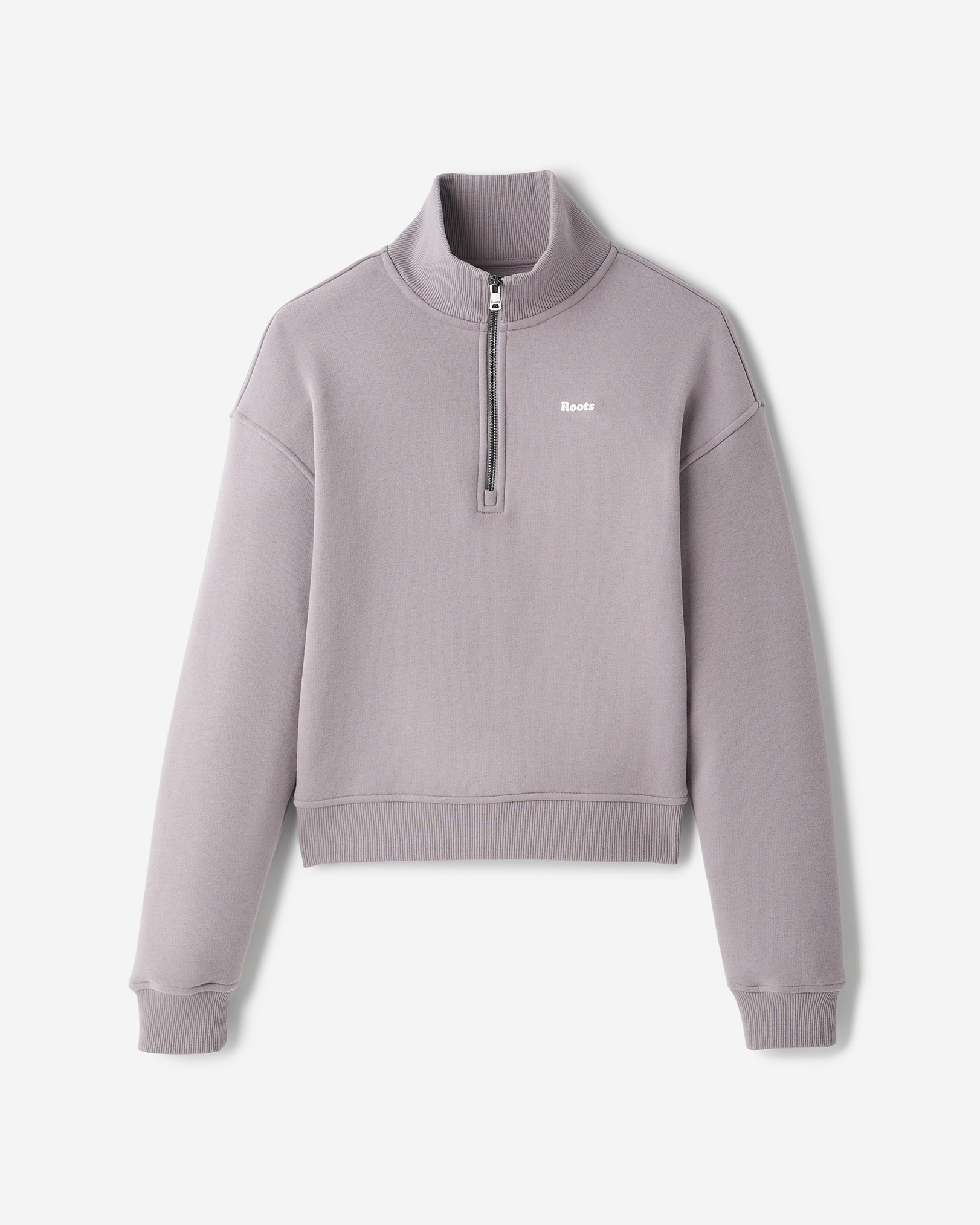 Cloud Quarter Zip - Gull Grey