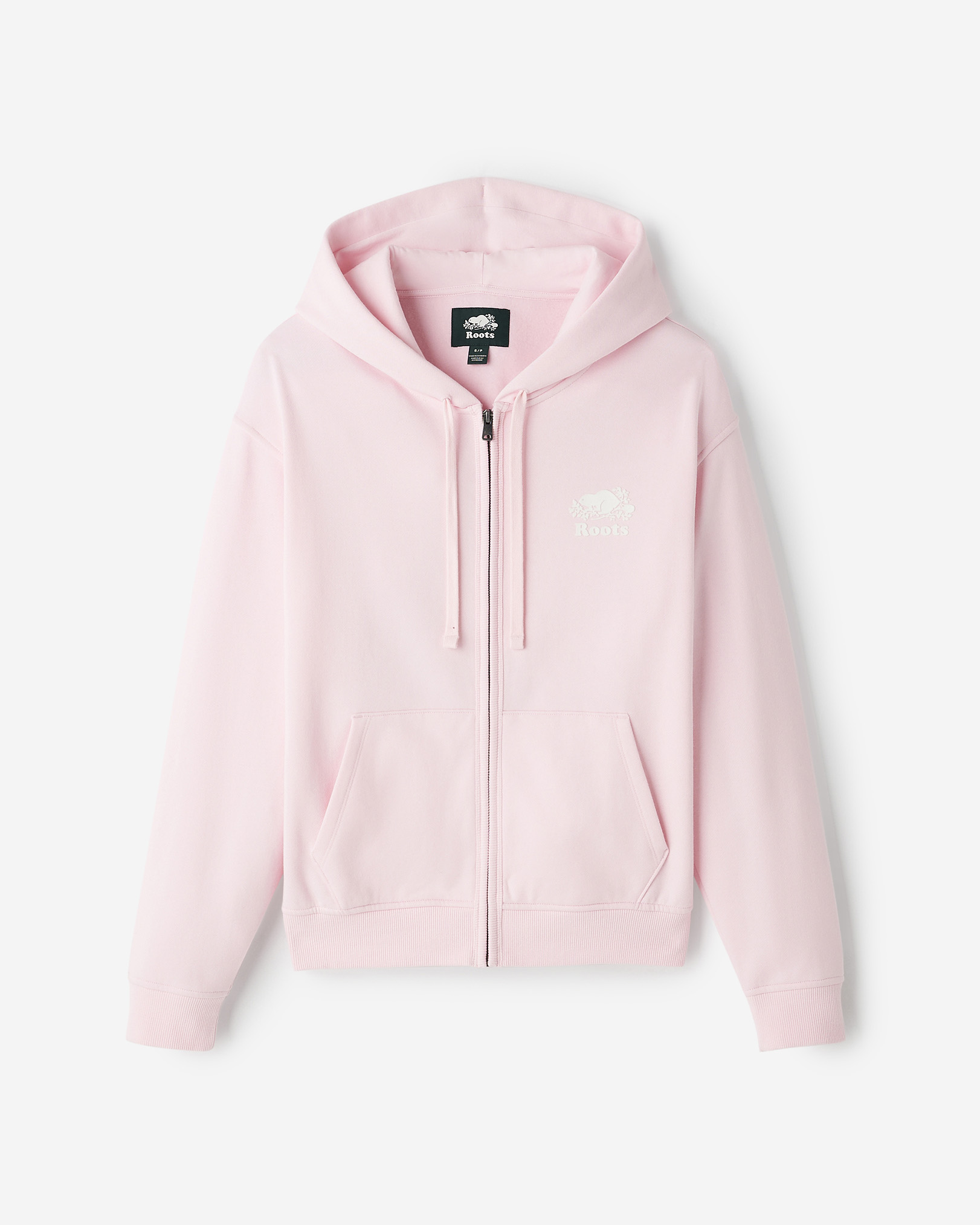 Organic Original Relaxed Full Zip Hoodie - Strawberry Sorbet