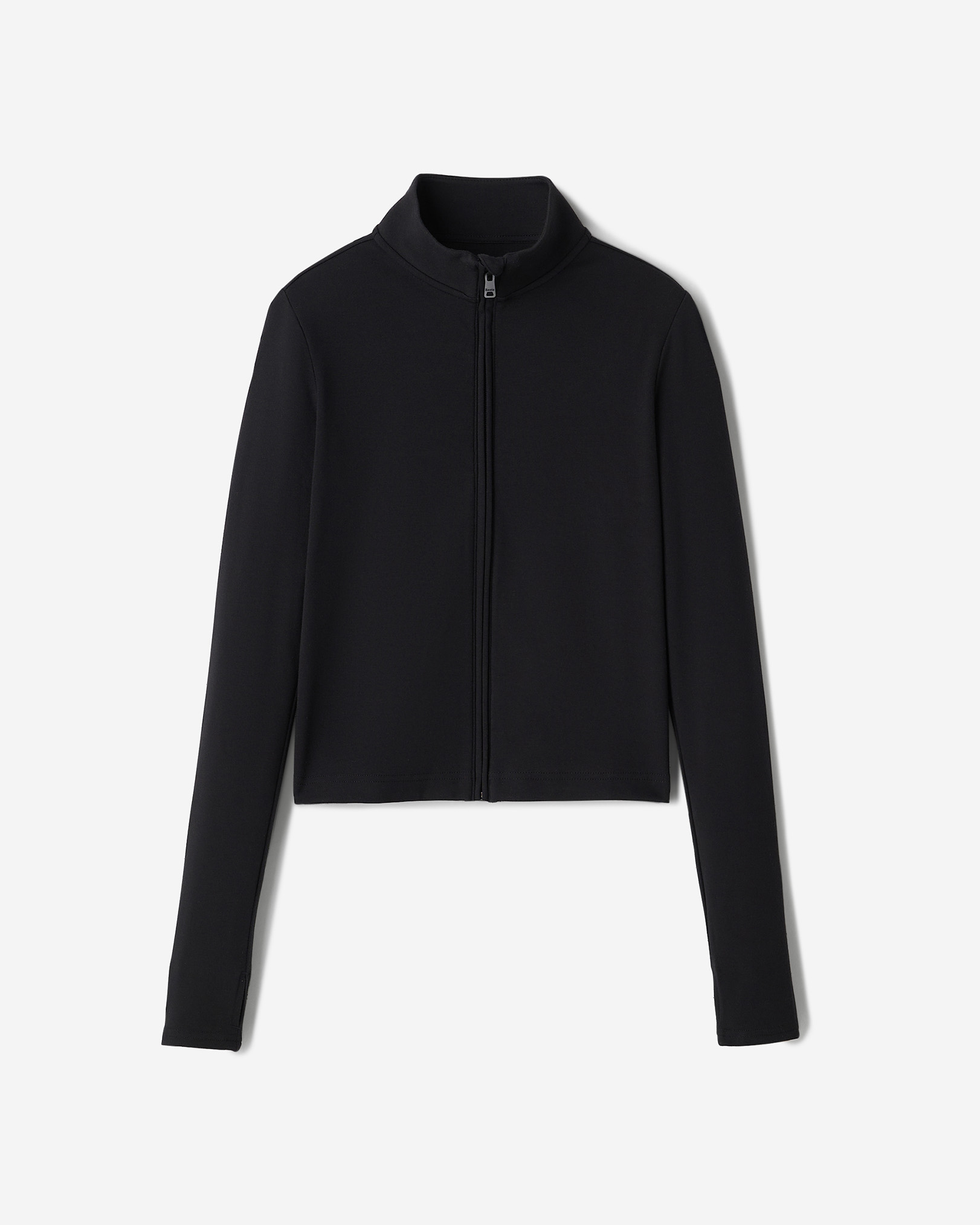 Roots Essential Fitted Full Zip - Black