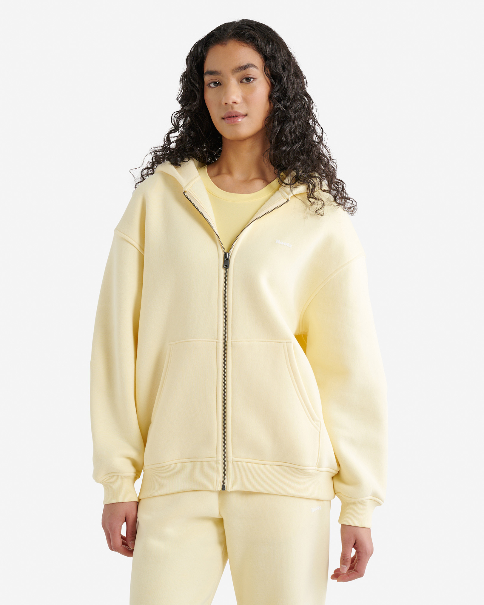 Cloud Long Full Zip Hoodie - Harvest Wheat Cloud Long Full Zip Hoodie - Harvest Wheat