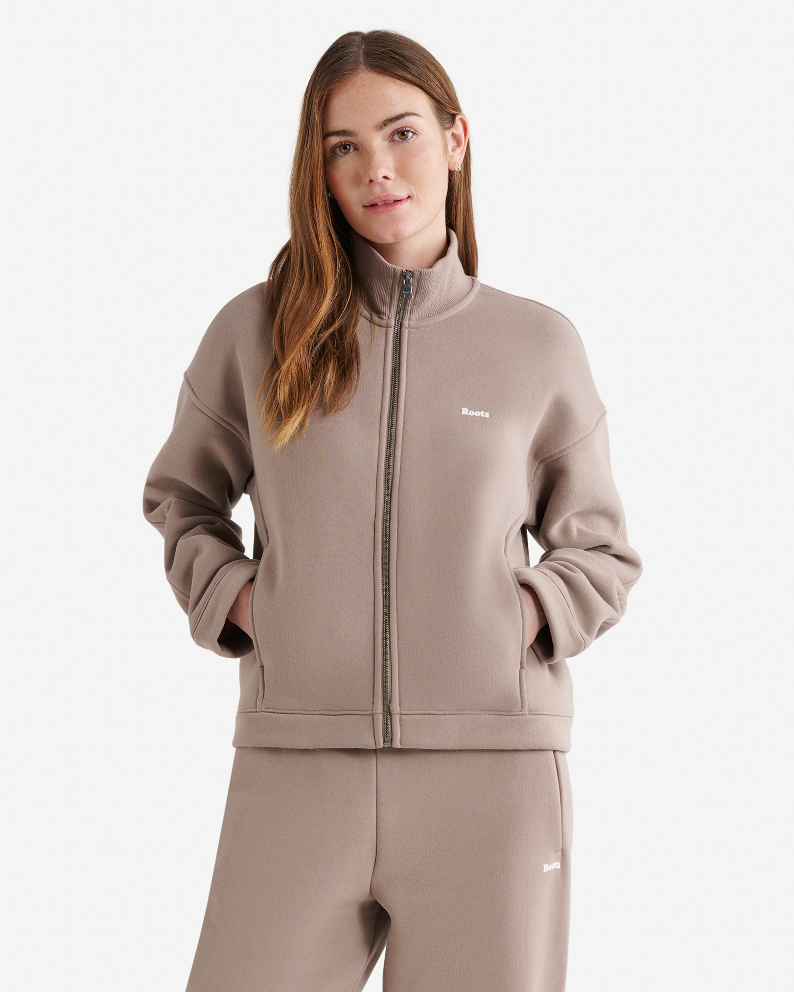 Cloud Zip Jacket - Mushroom Brown