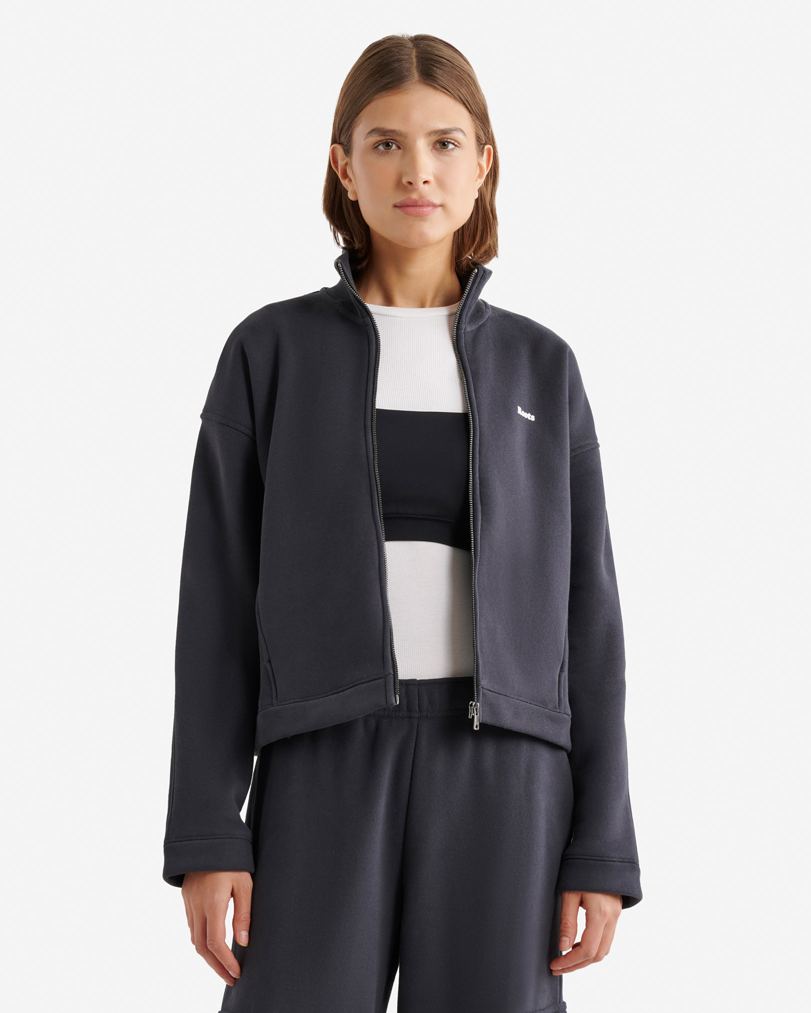 Cloud Zip Jacket - Midnight Grey