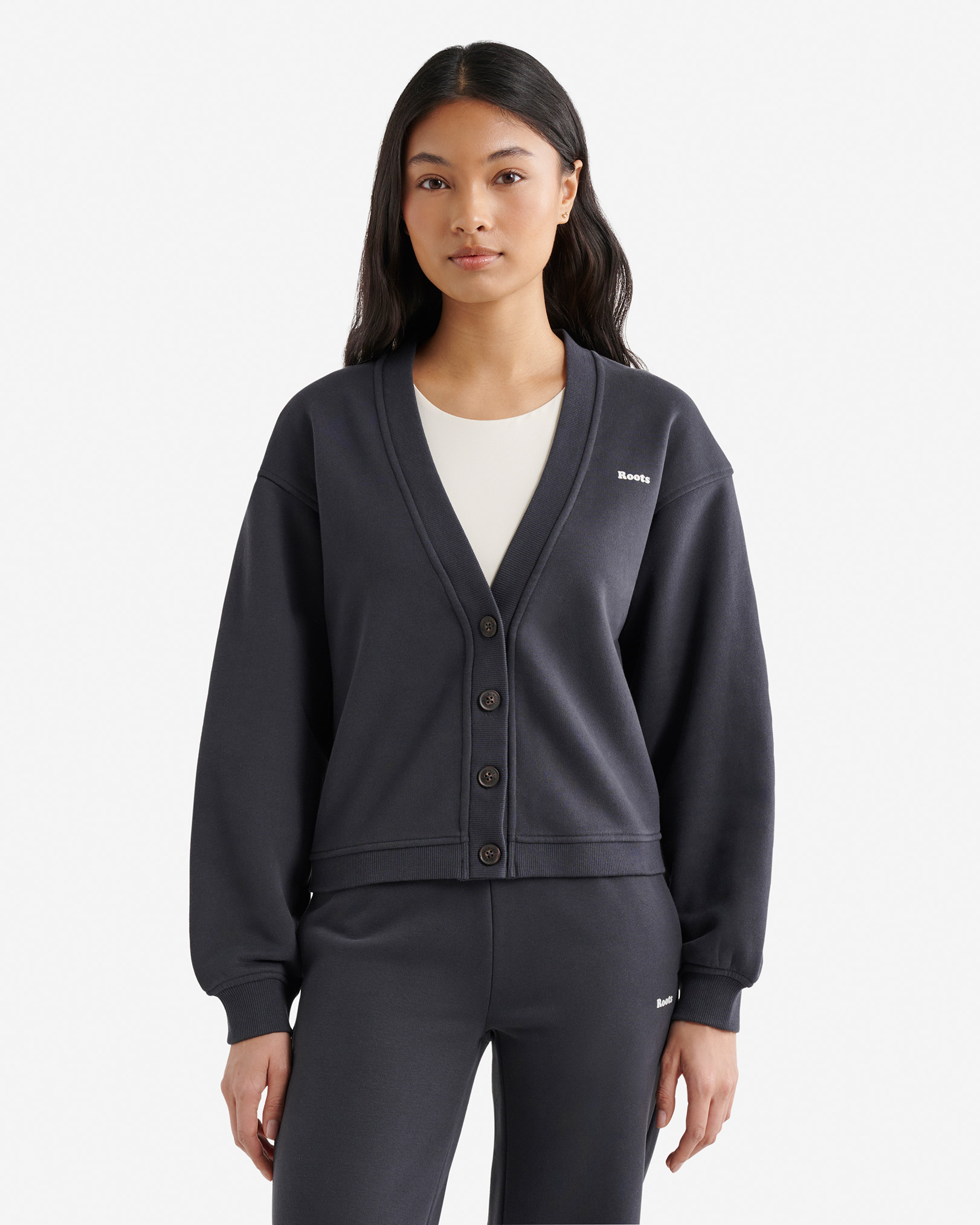 Summer Cloud Cardigan - Midnight Grey