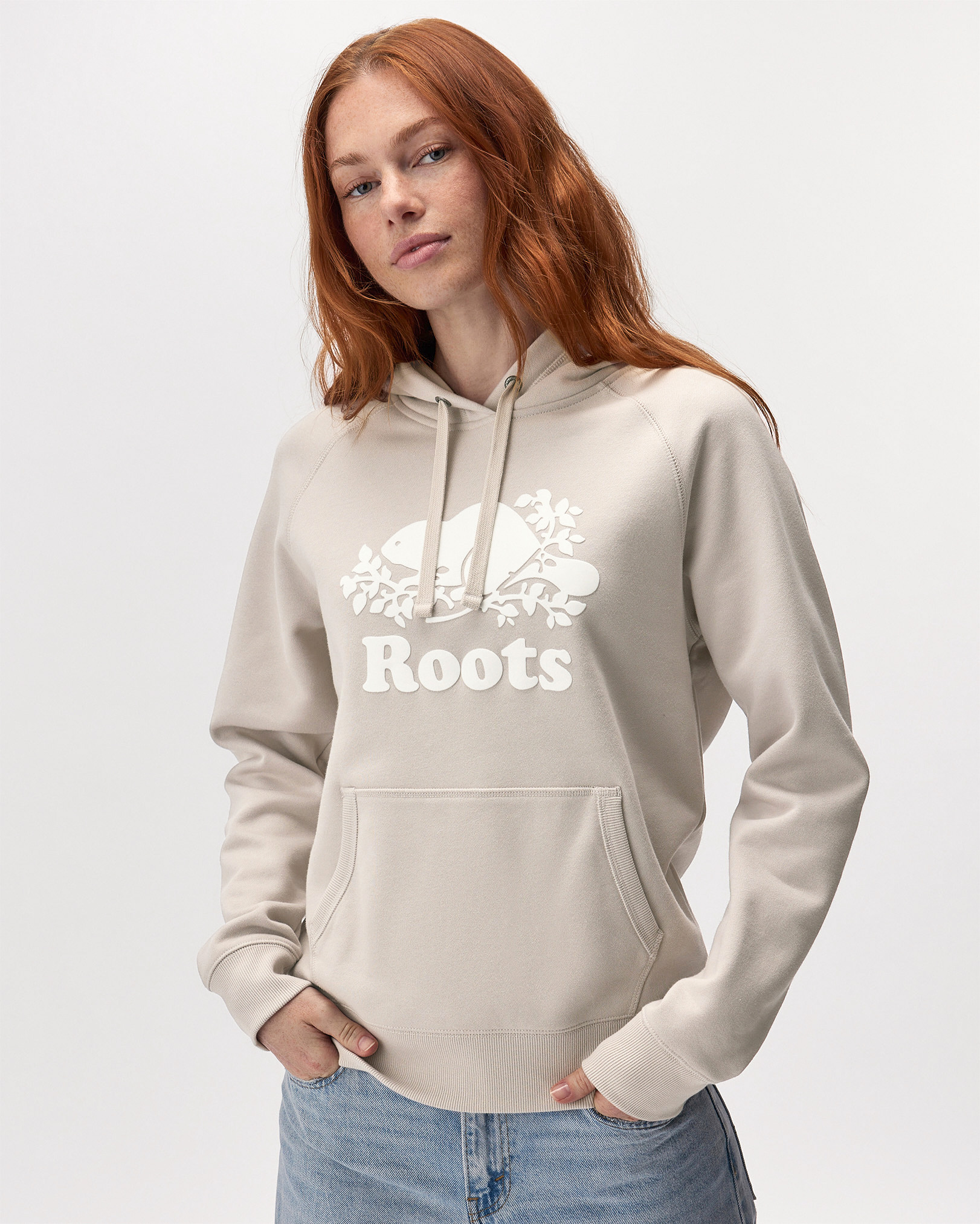Organic Original Kanga Hoodie - Silver Cloud Organic Original Kanga Hoodie - Silver Cloud