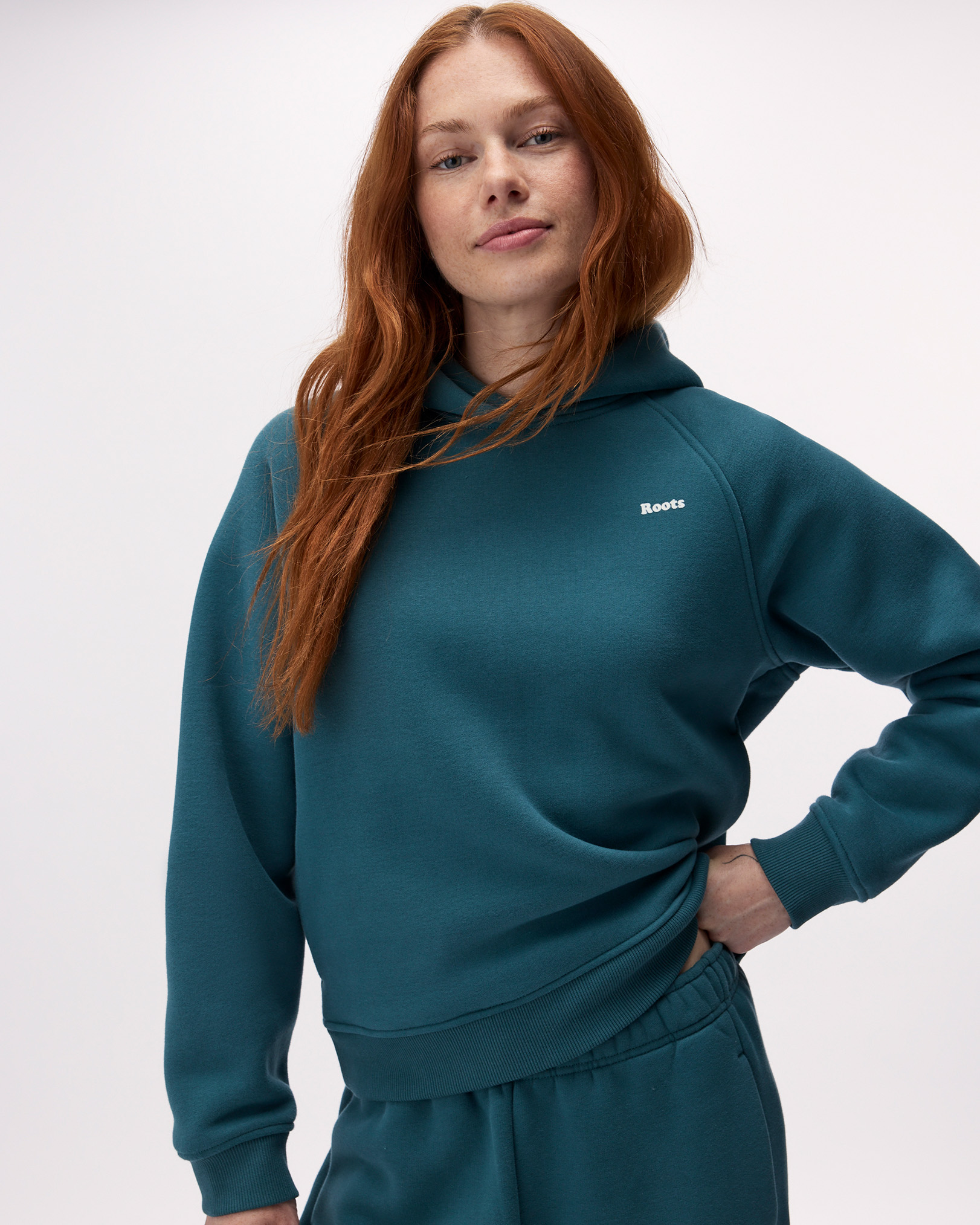 Cloud Raglan Hoodie - Ocean Teal Cloud Raglan Hoodie - Ocean Teal