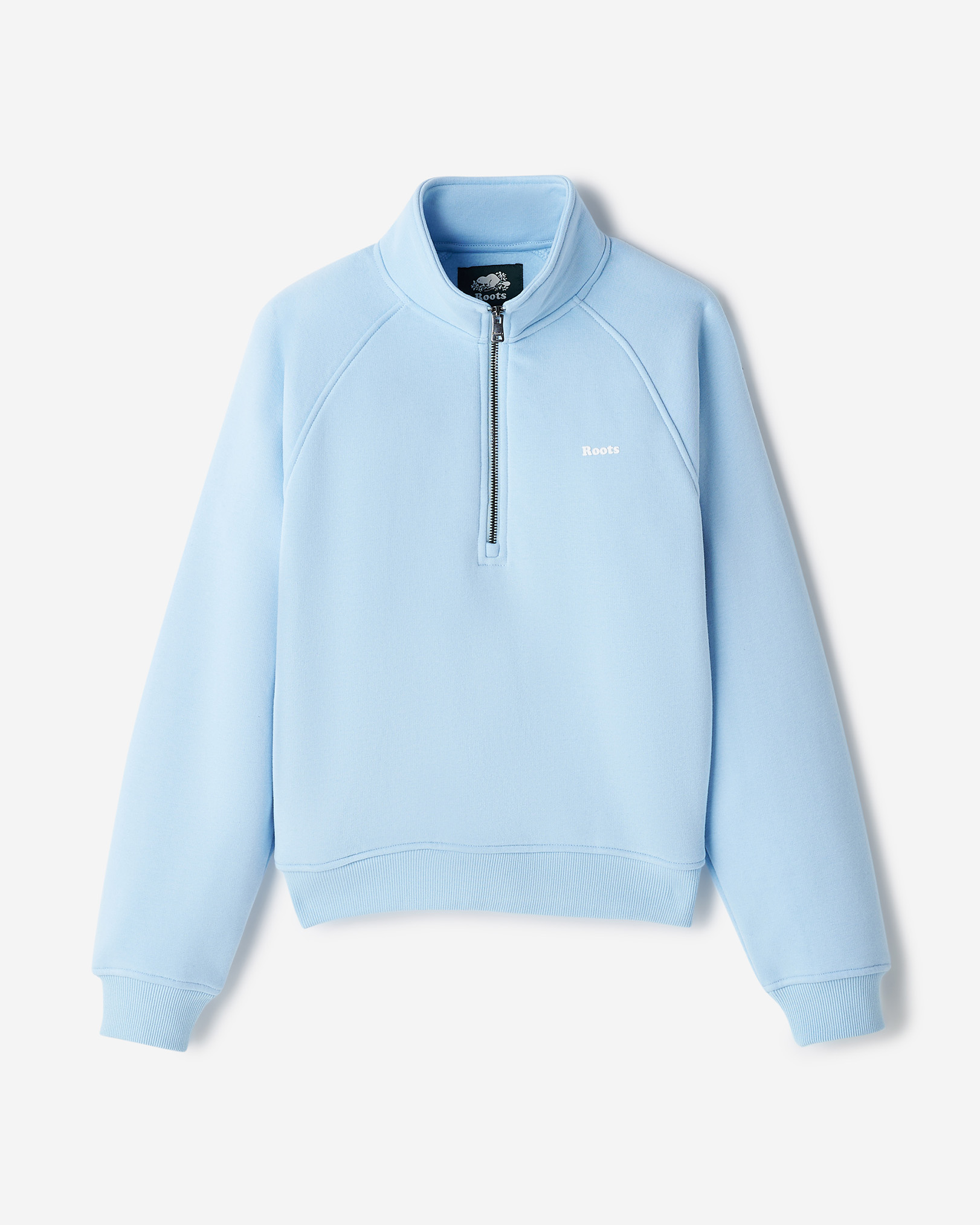 Cloud Quarter Zip - Pale Sky Blue