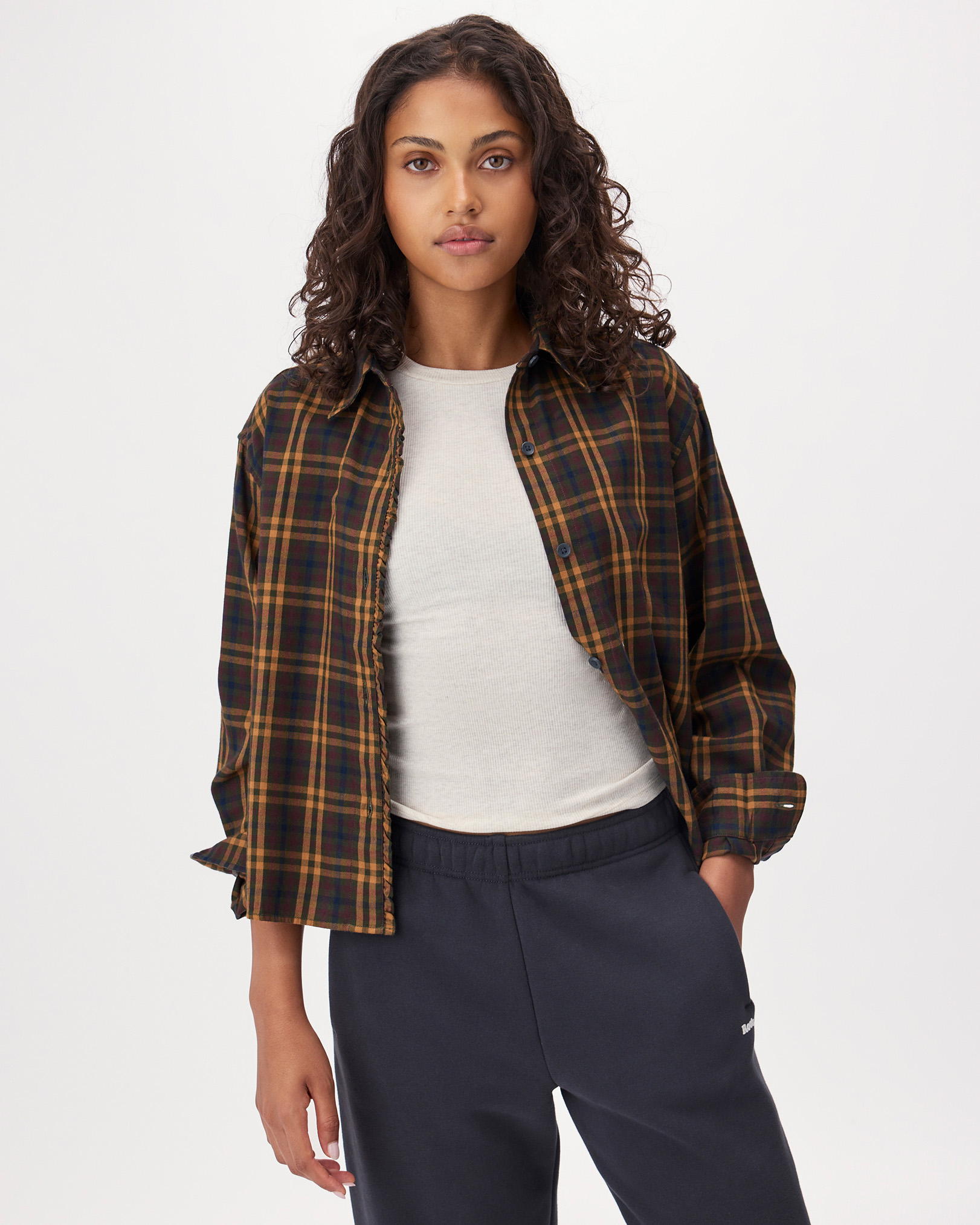 Willow Plaid Shirt - Highland Green Willow Plaid Shirt - Highland Green
