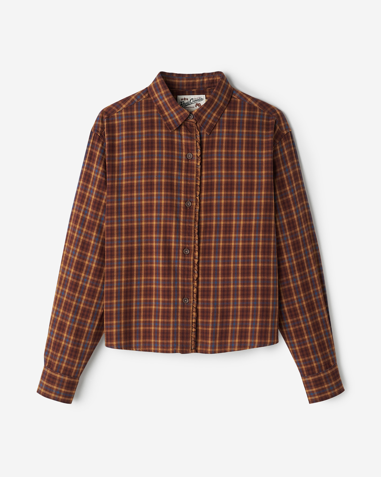 Willow Plaid Shirt - Rustwood Brown Willow Plaid Shirt - Rustwood Brown