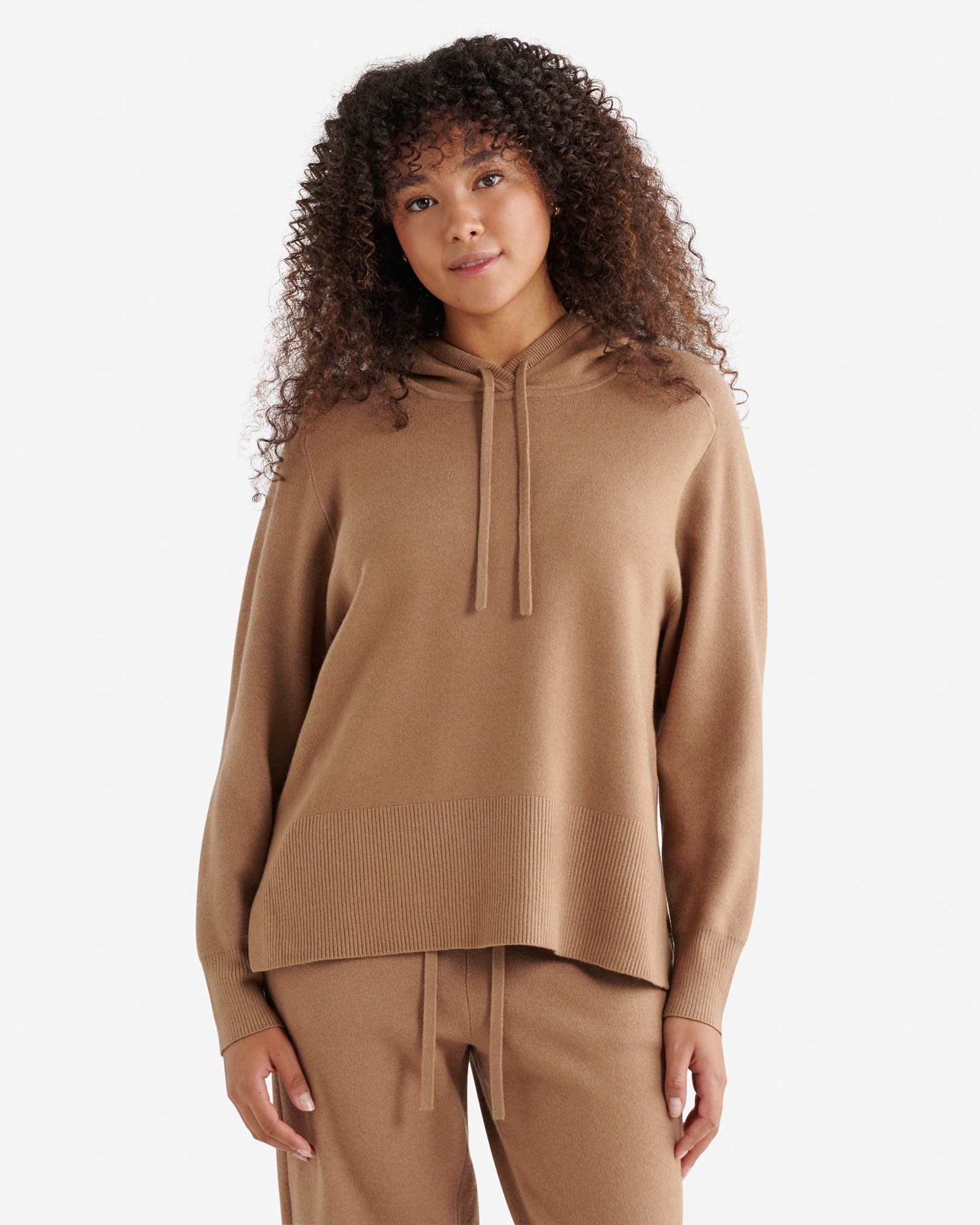 Bowen Hoodie - Camel Brown Mix Bowen Hoodie - Camel Brown Mix
