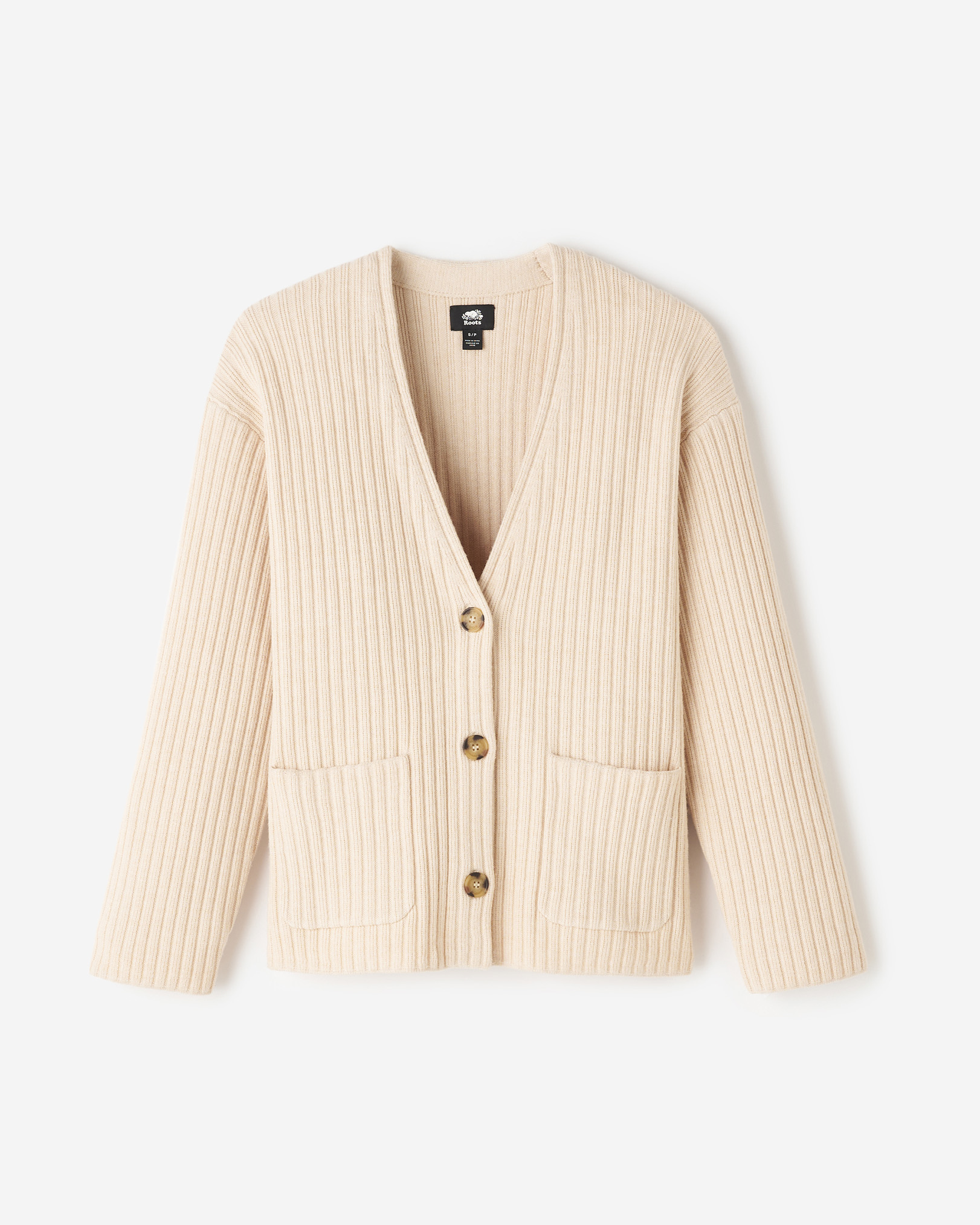 Bowen Rib Cardigan - Oatmeal Mix