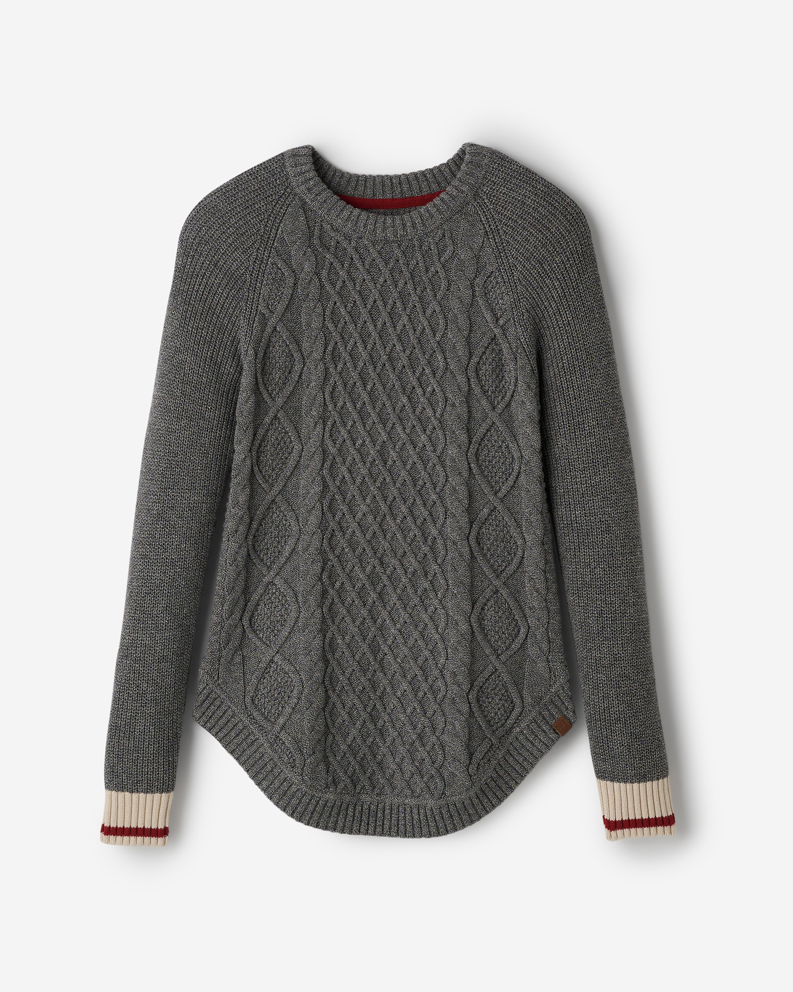 Cabin Cable Crew - Grey Oat Mix