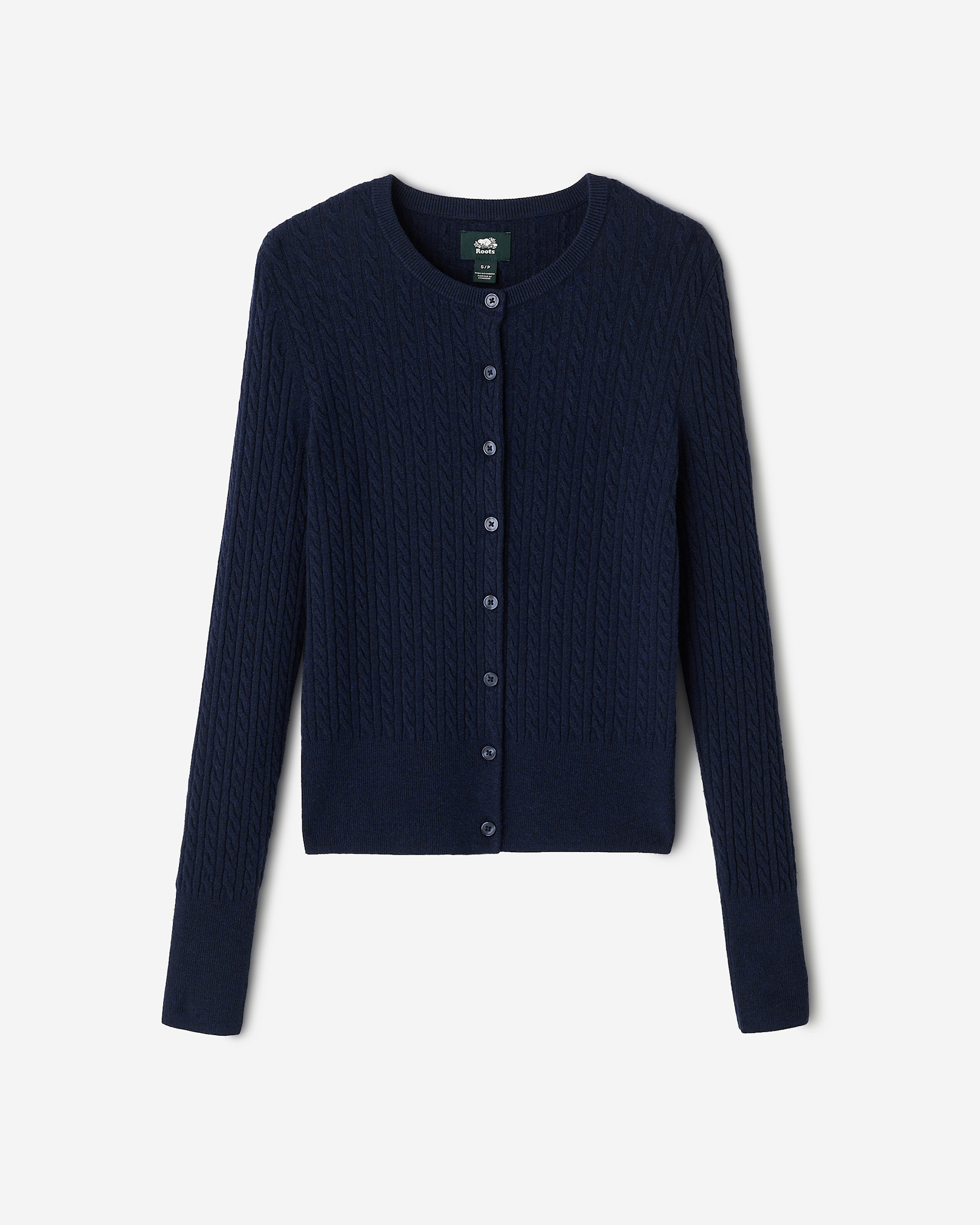 Bowen Cable Knit Cardigan - Navy Mix Bowen Cable Knit Cardigan - Navy Mix