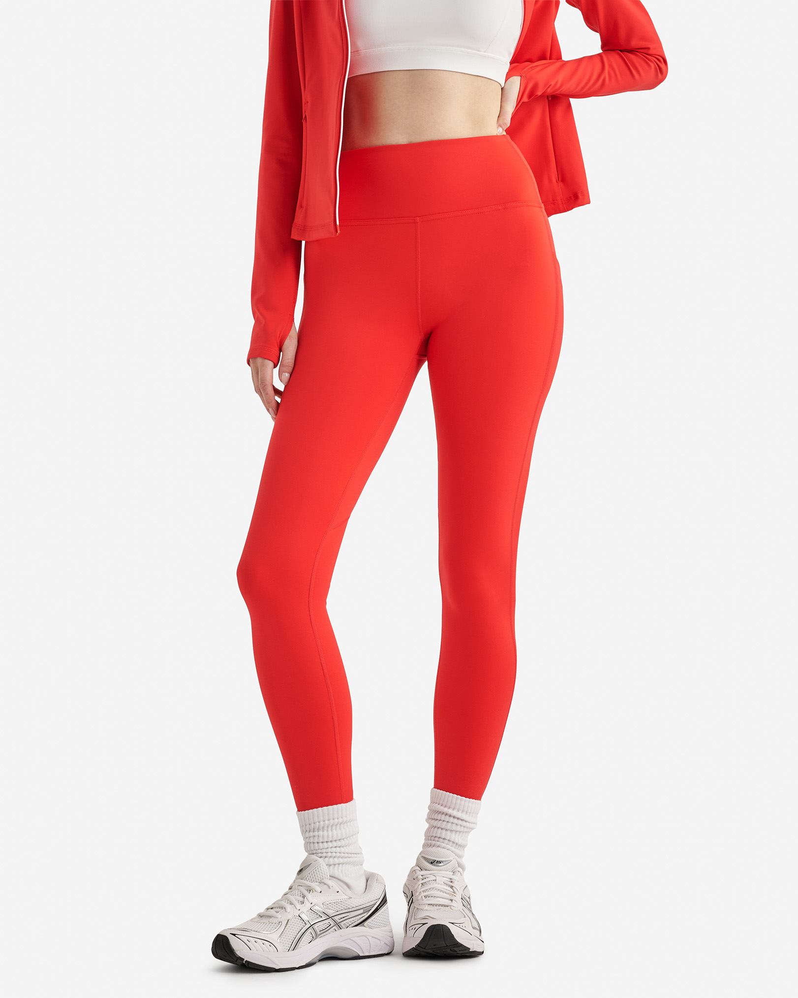 Restore Warm Pocket Legging - Cherry Burst Restore Warm Pocket Legging - Cherry Burst