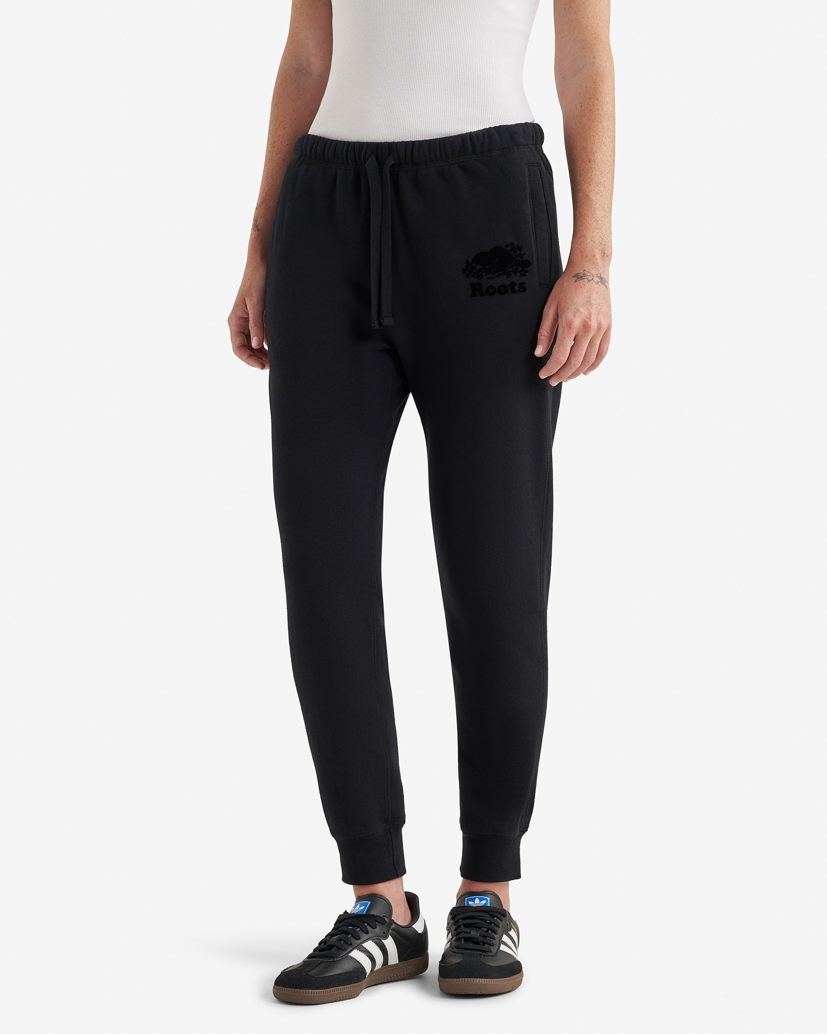 Organic Original Slim Cuff Sweatpant Tall (32.5 Inch Inseam) - Black