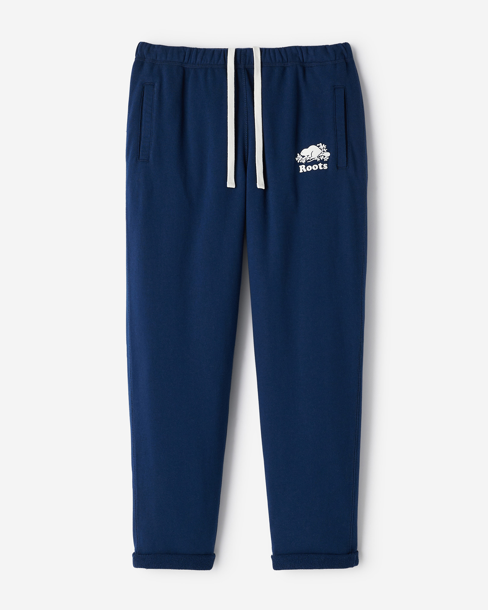 Organic Terry Ankle Sweatpant - True Navy