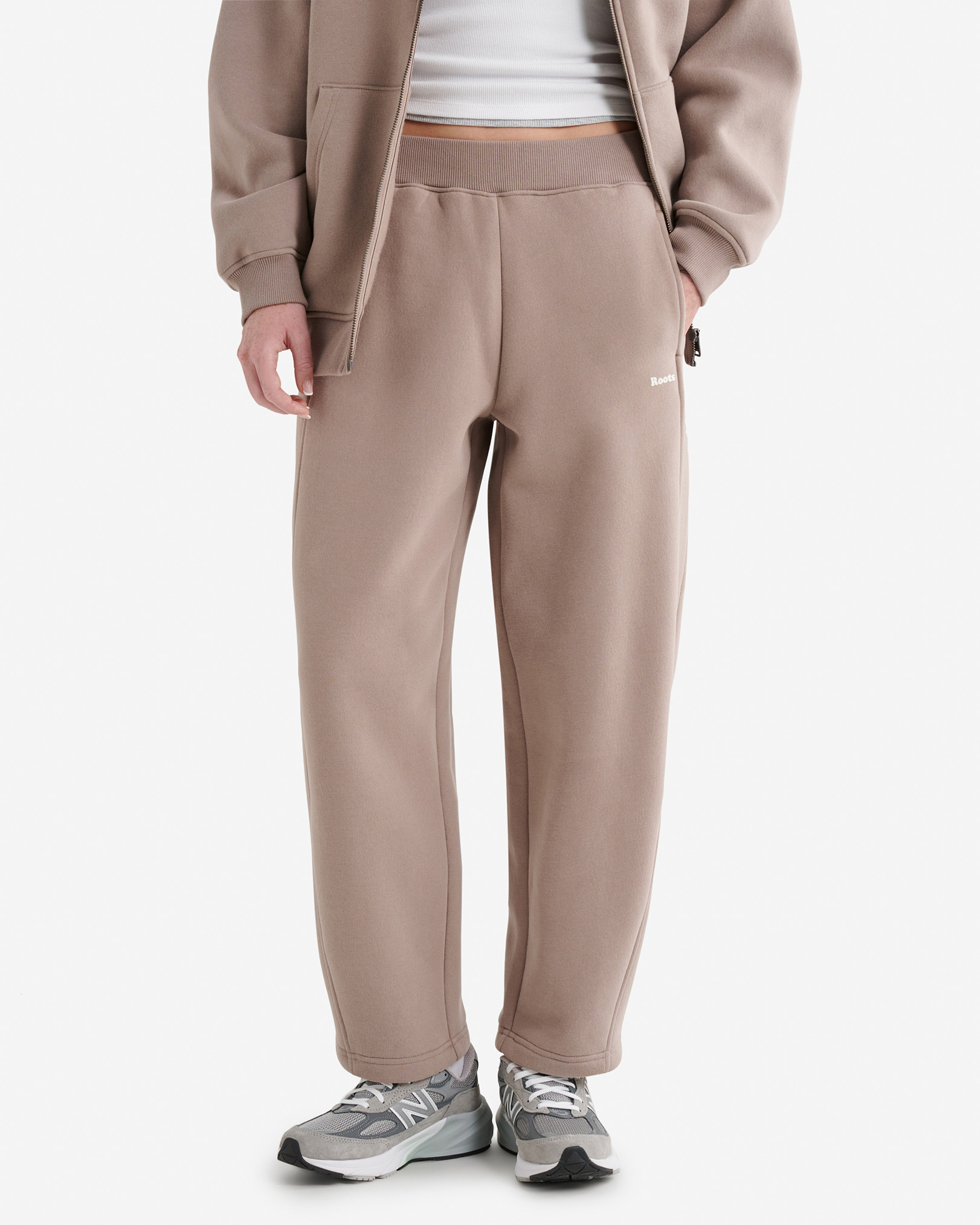 Cloud Barrel Sweatpant - Mushroom Brown