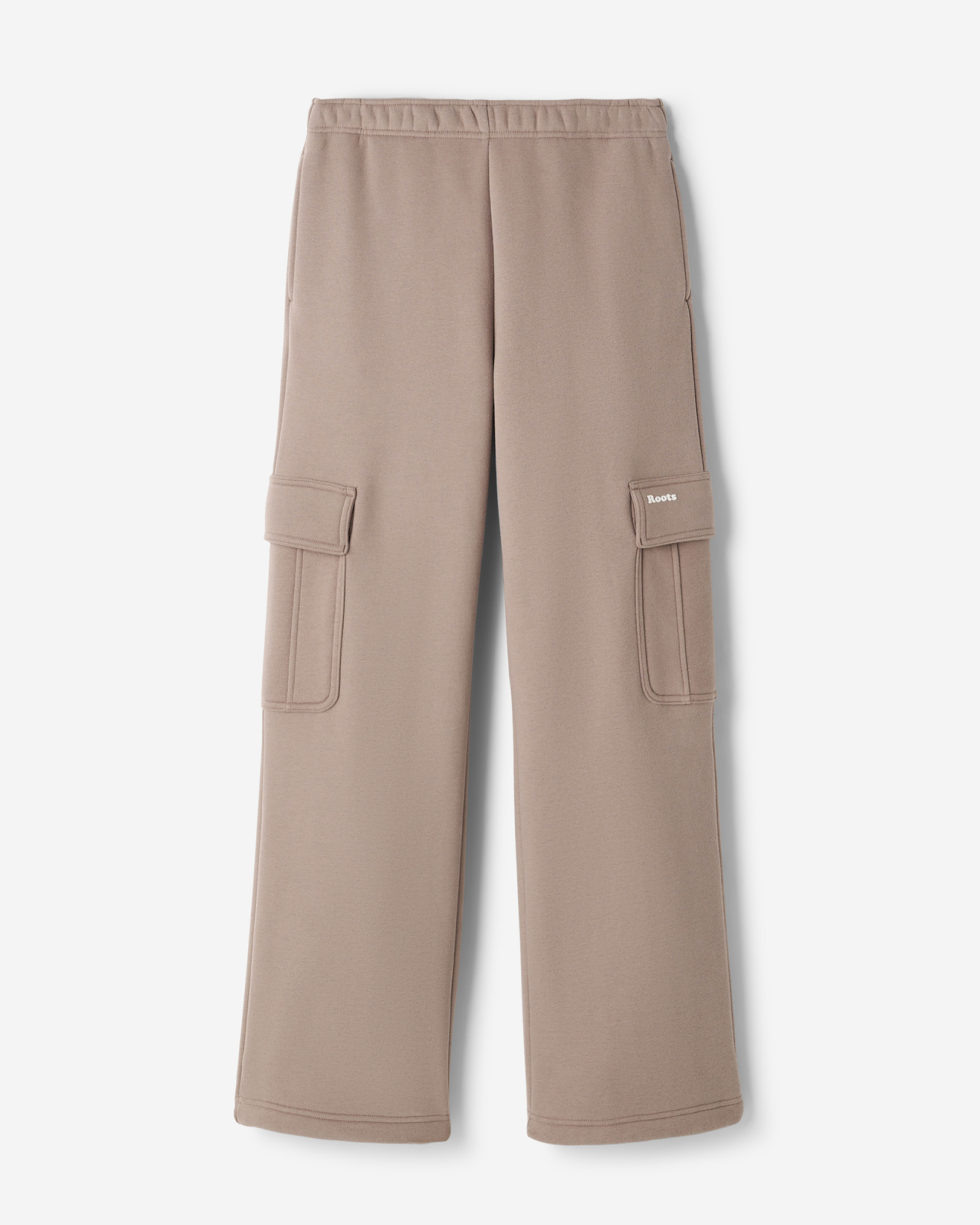 Cloud Cargo Wide Leg Sweatpant - Mushroom Brown