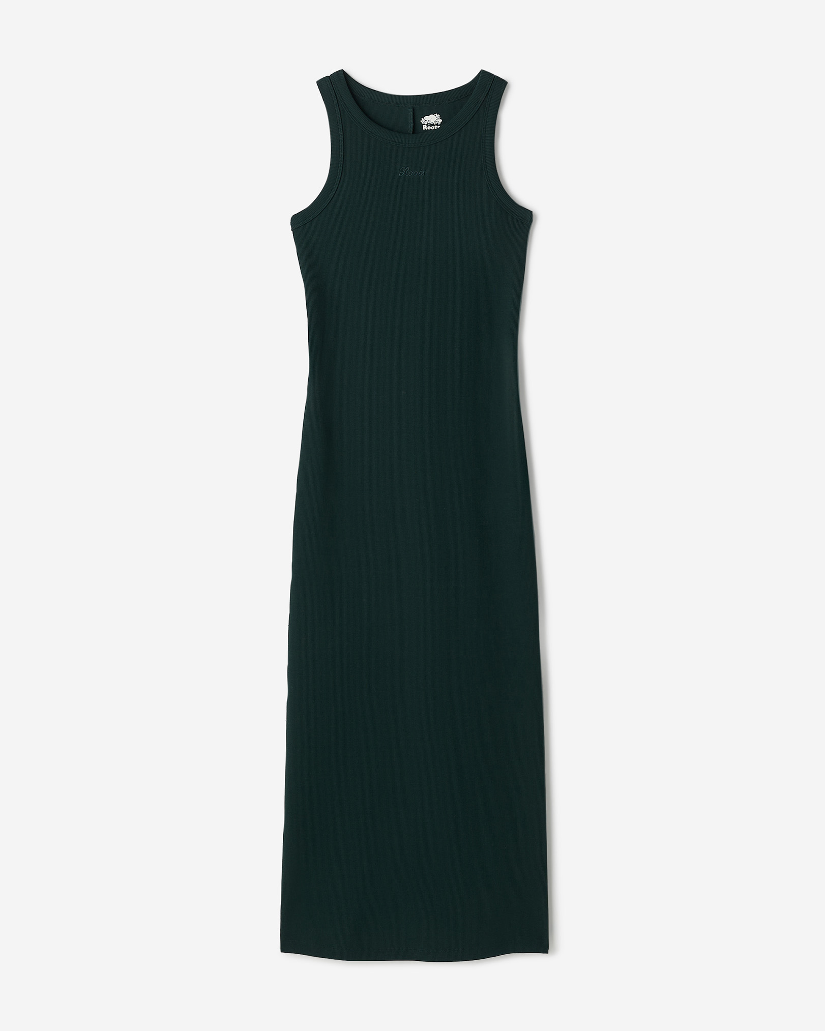 Roots Rib Dress - Varsity Green