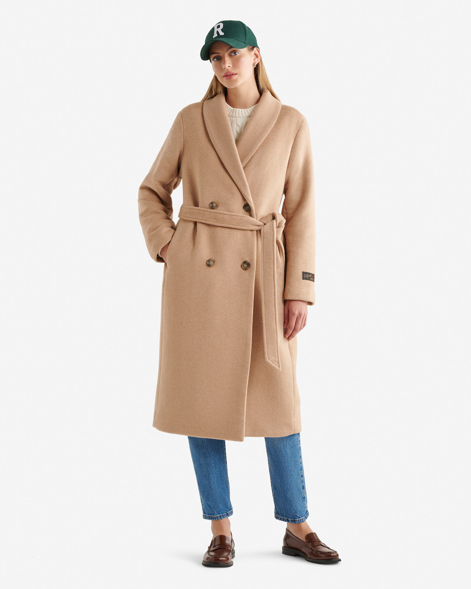 Alma Long Coat - Tan