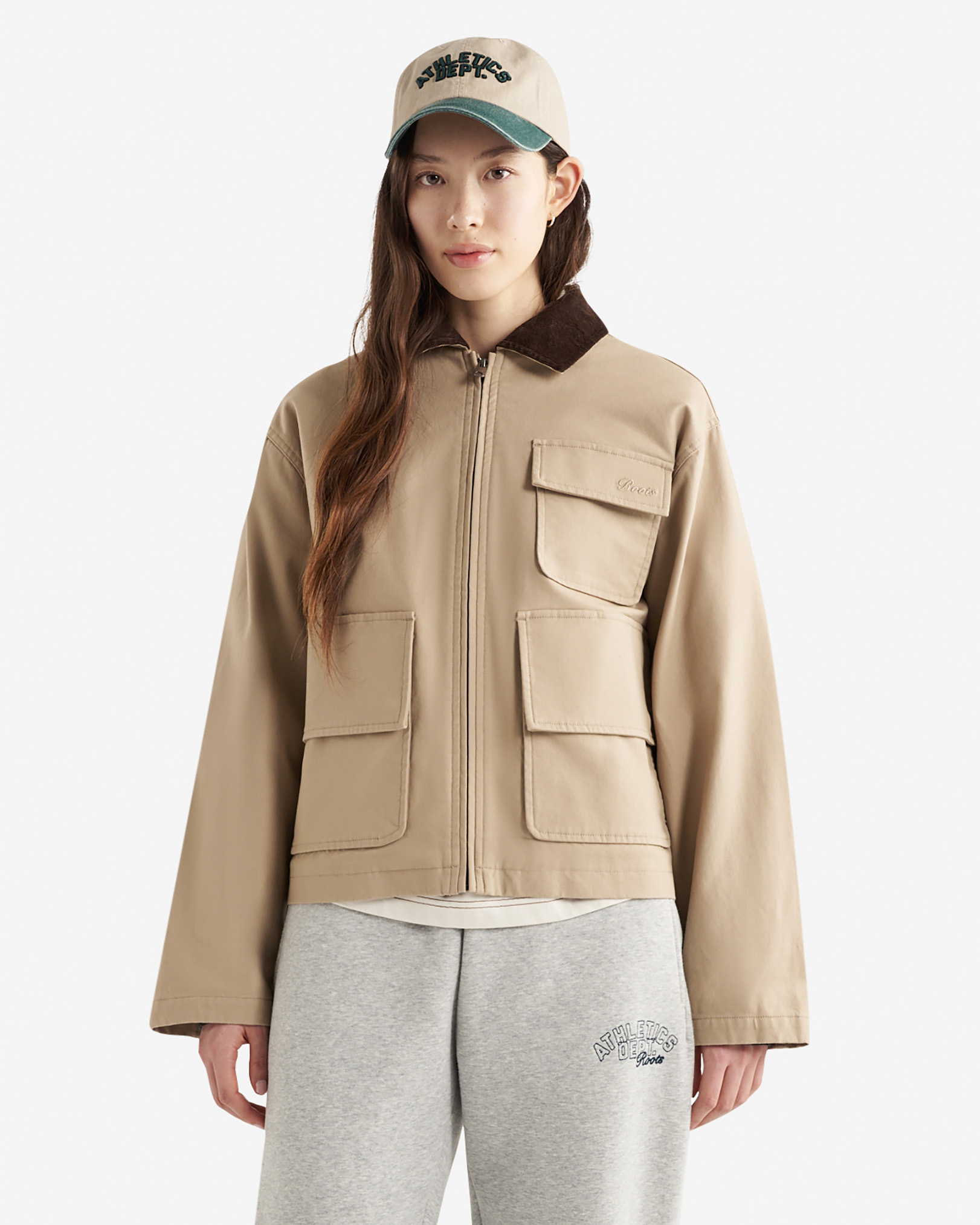 Riley Barn Jacket - Warm Khaki