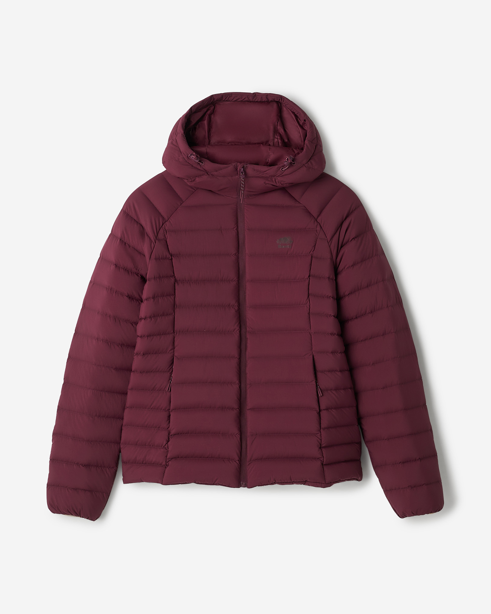 Roots Down Packable Jacket - Maroon Fig