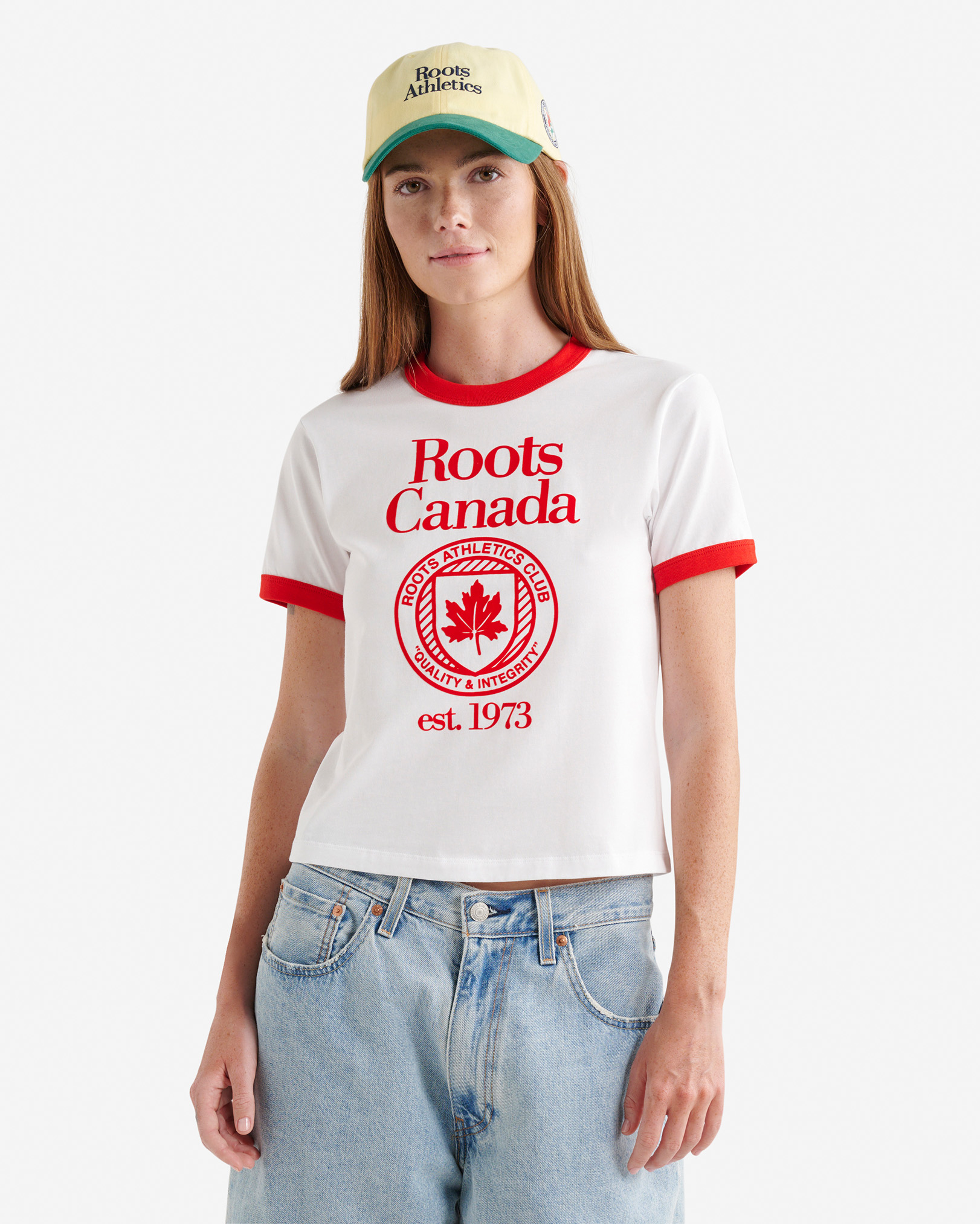 Northern Athletics Ringer T-Shirt - White