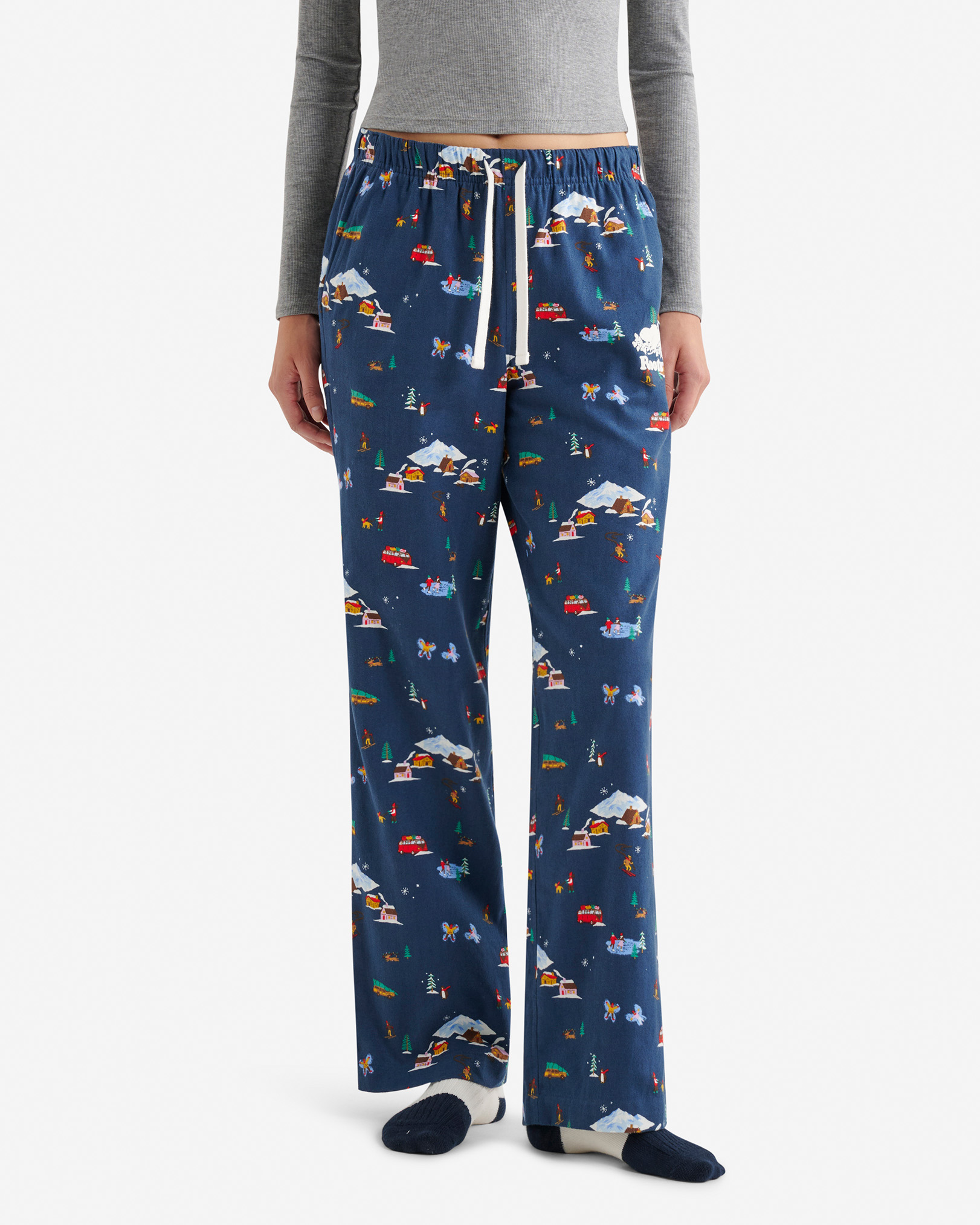 Womens Holiday Pajama Pant - Navy Blazer