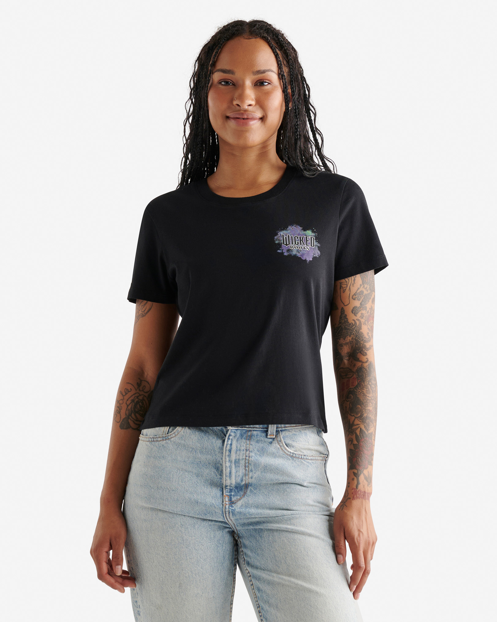 Roots X Wicked Slim T-Shirt - Black Roots X Wicked Slim T-Shirt - Black