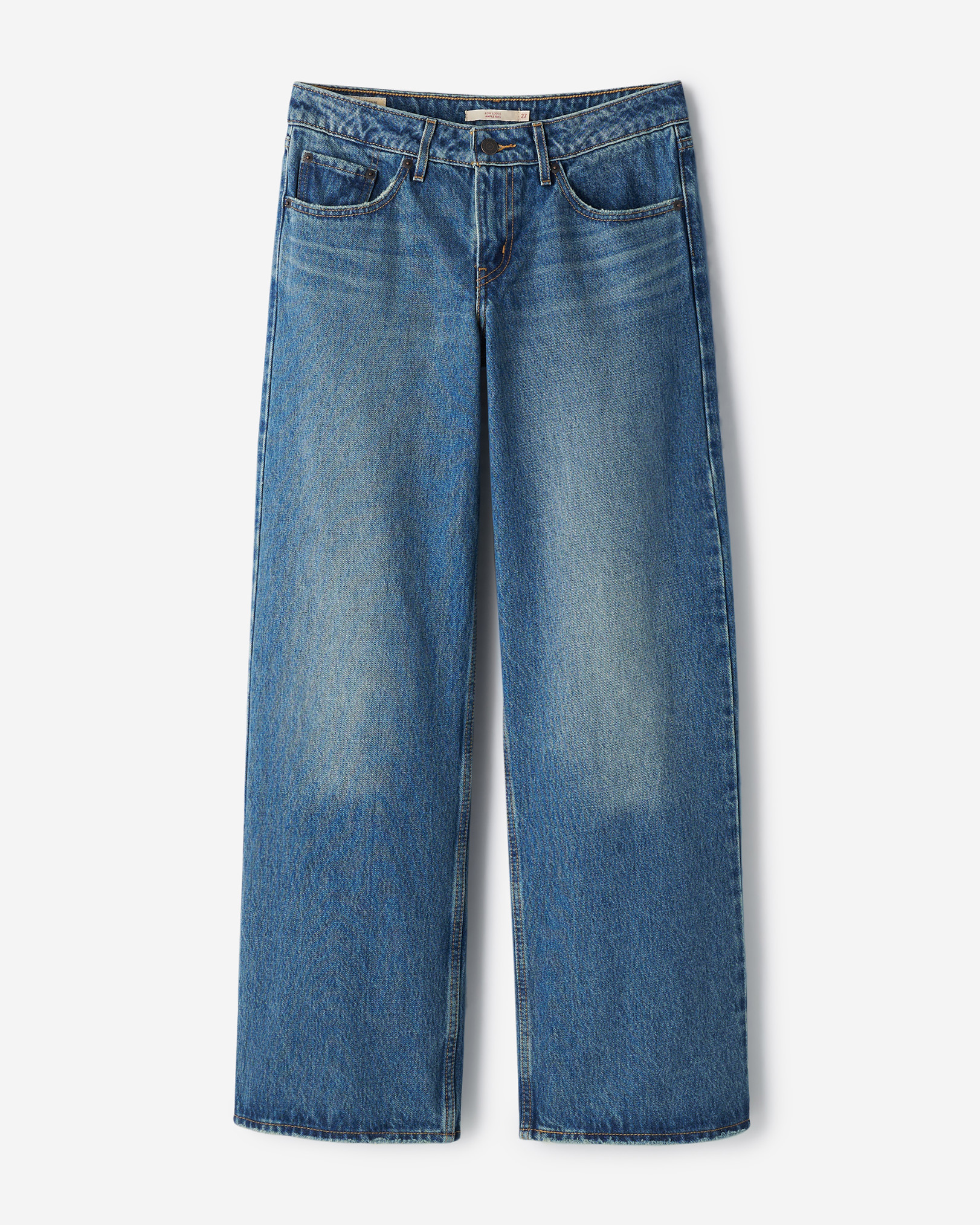 Levi's Low Loose Womens Jeans - Medium Blue