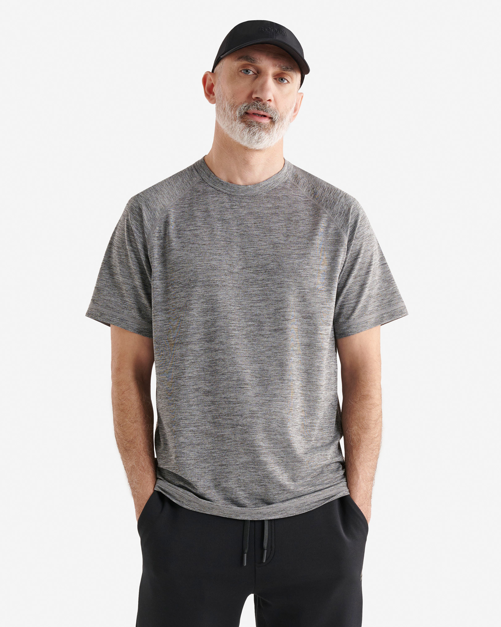 Active Knit Light T-Shirt - Charcoal Pepper
