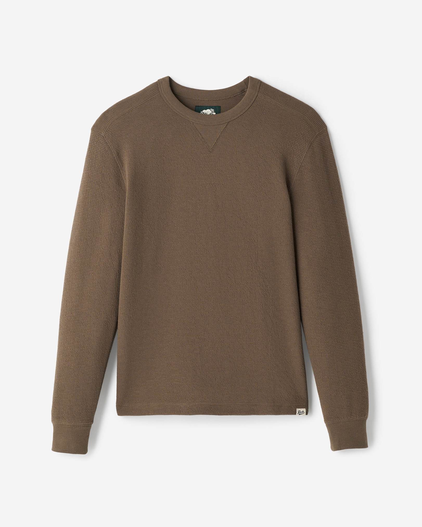 Mens Waffle Knit Long Sleeves | Roots