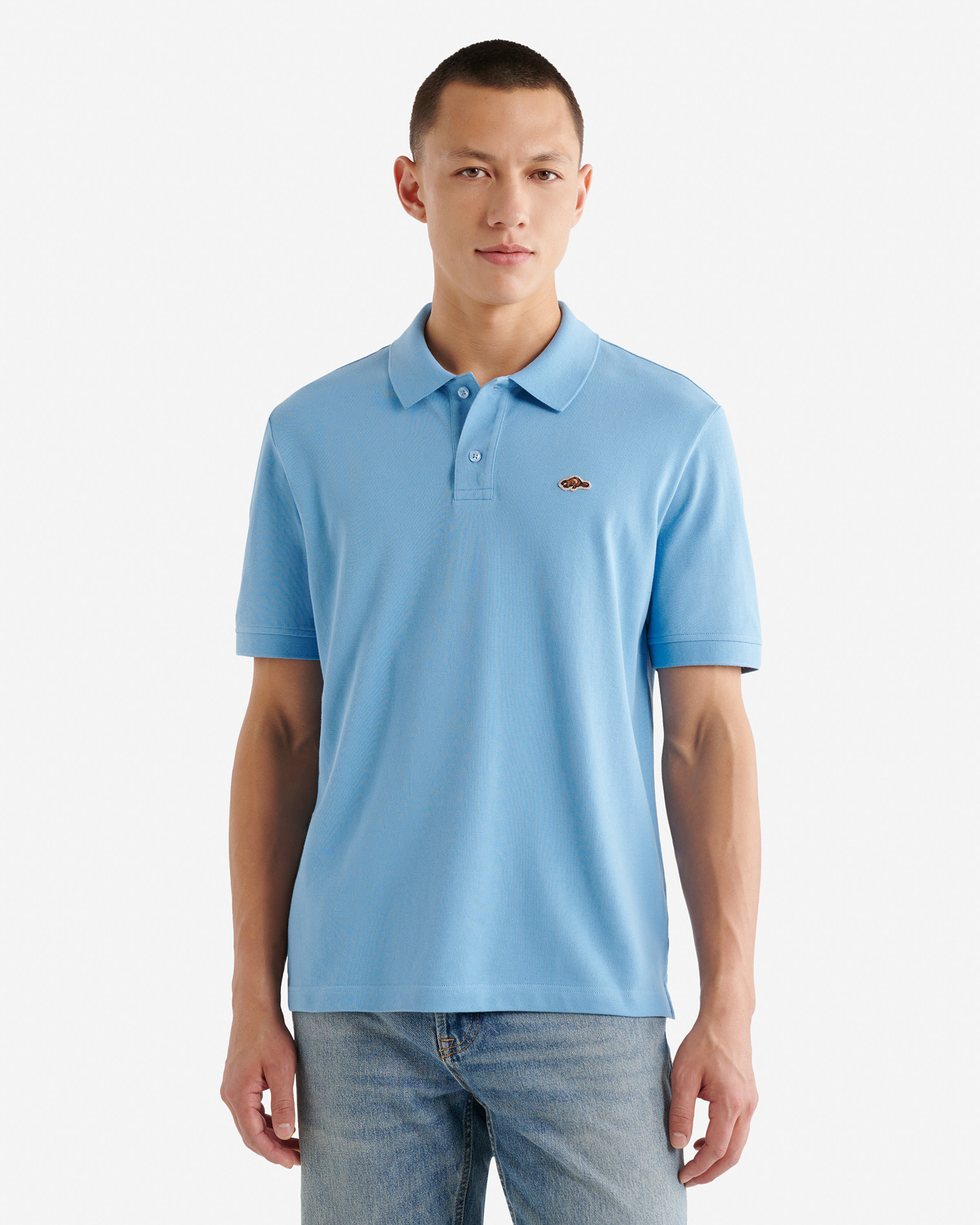 Beavermark Pique Polo - Blissful Blue