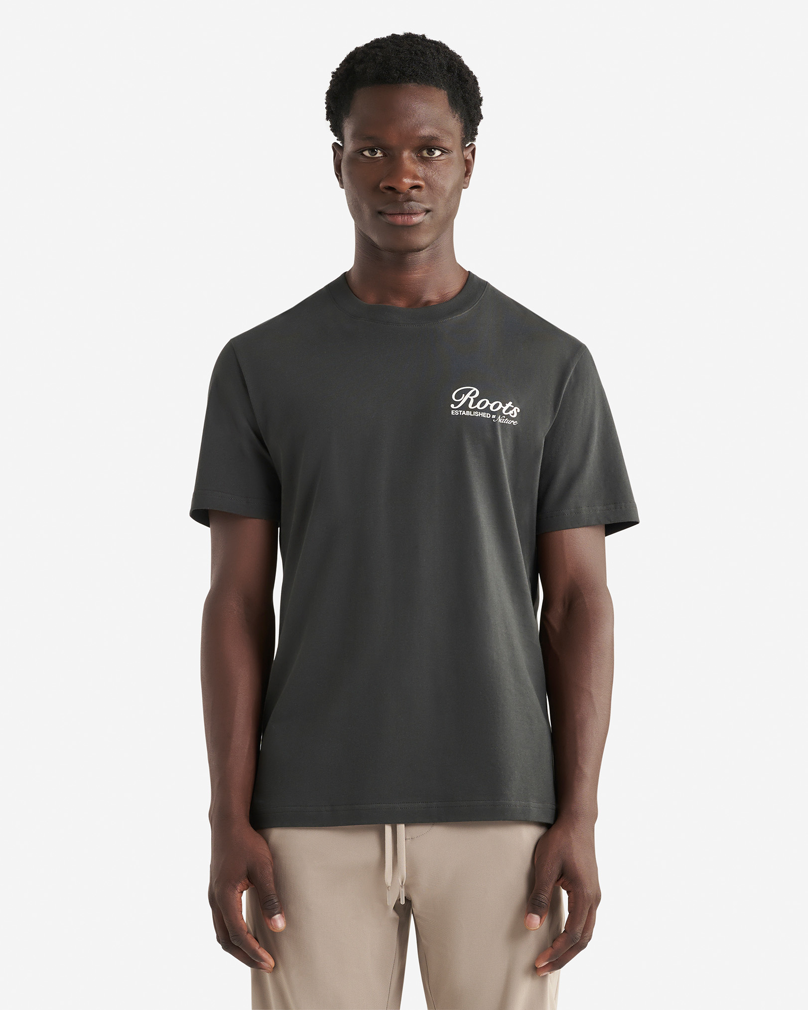 Mens Est. In Nature T-Shirt - Raven