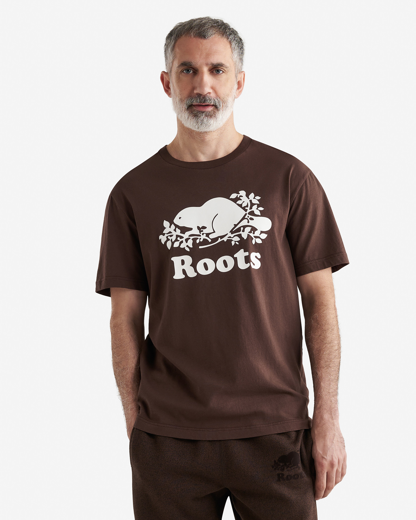 Mens Organic Cooper Beaver T-Shirt - Fudge Brown