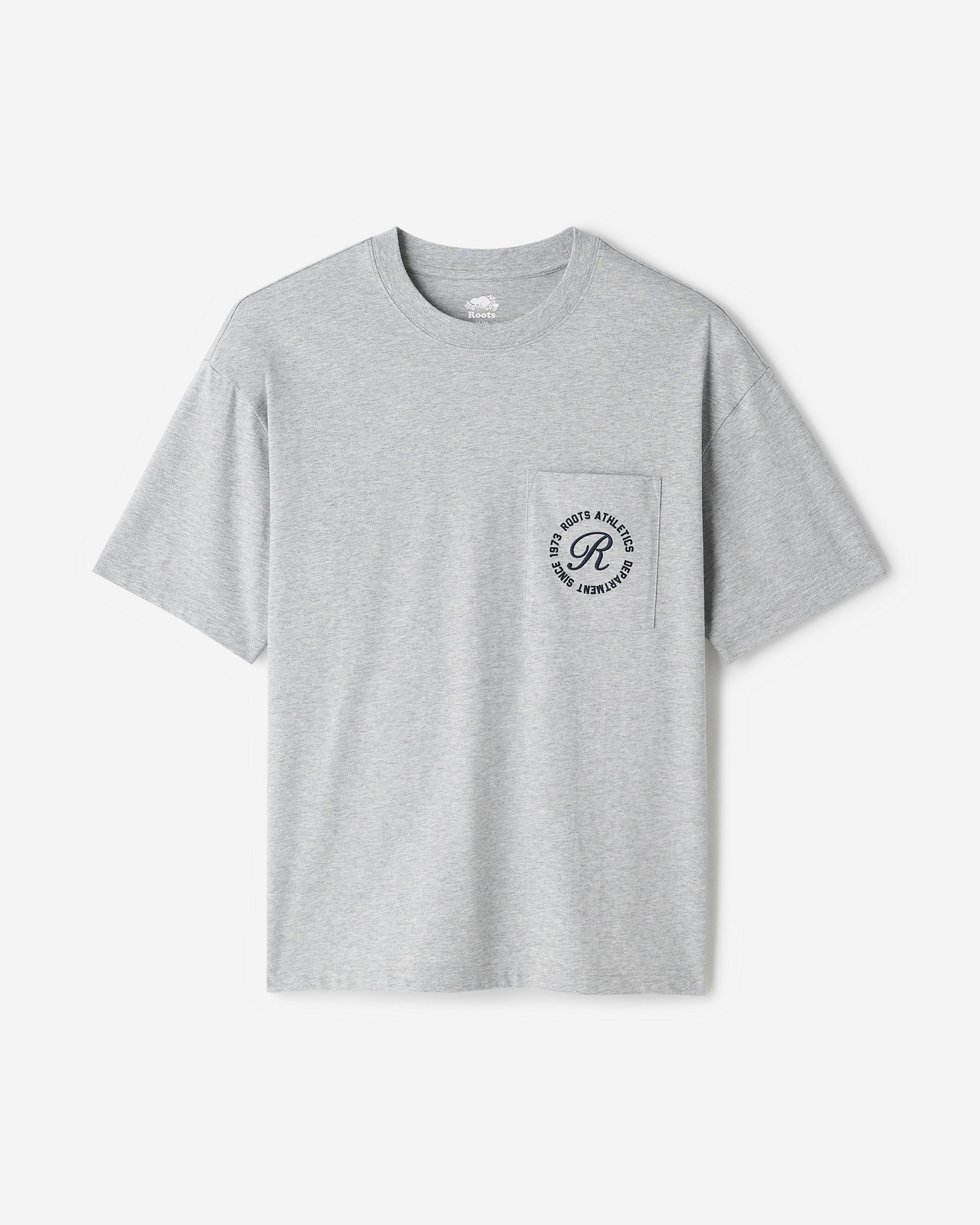 Mens Athletics Department T-Shirt - Medium Heather Grey