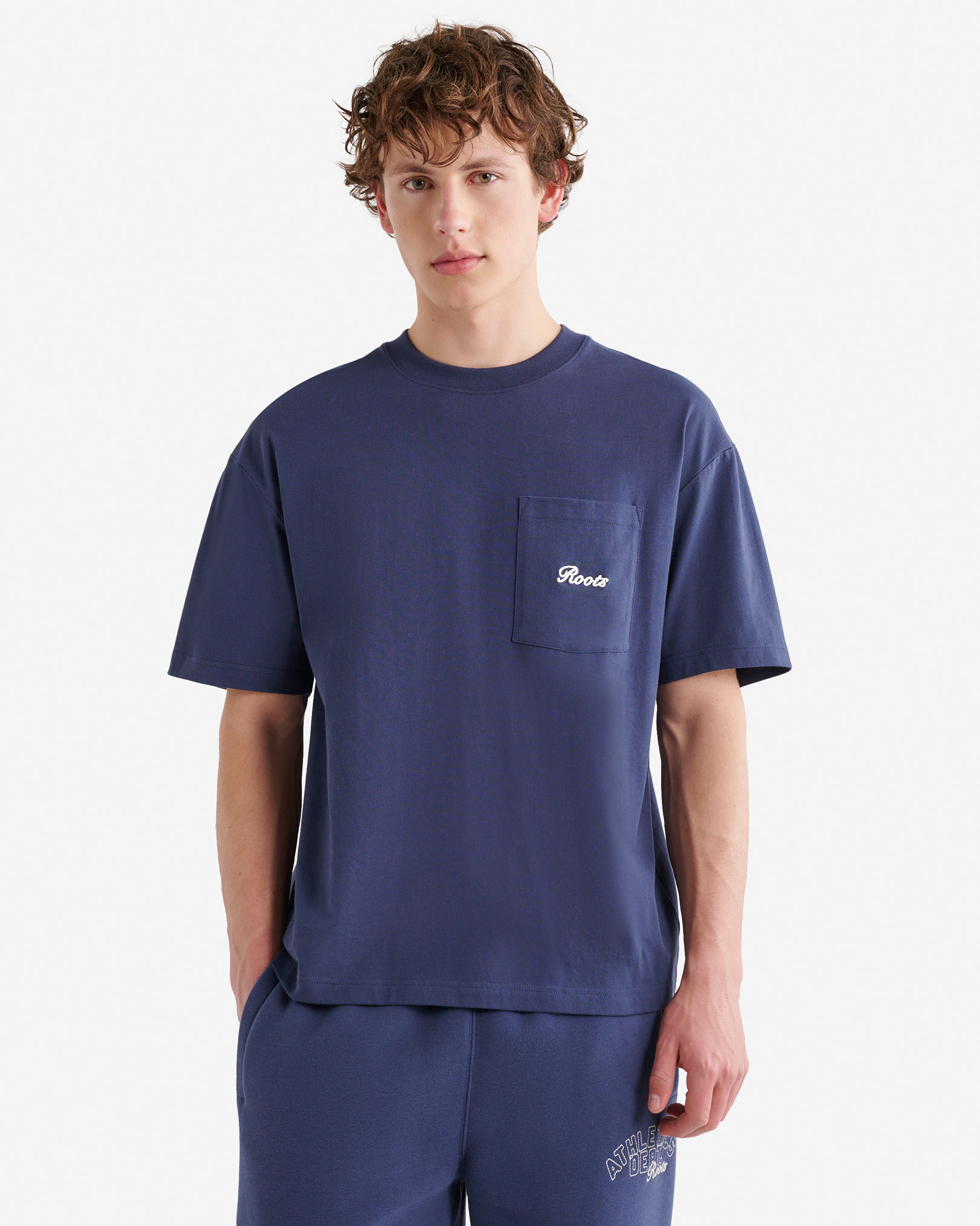 Mens Athletics Department T-Shirt - Nightfall Blue