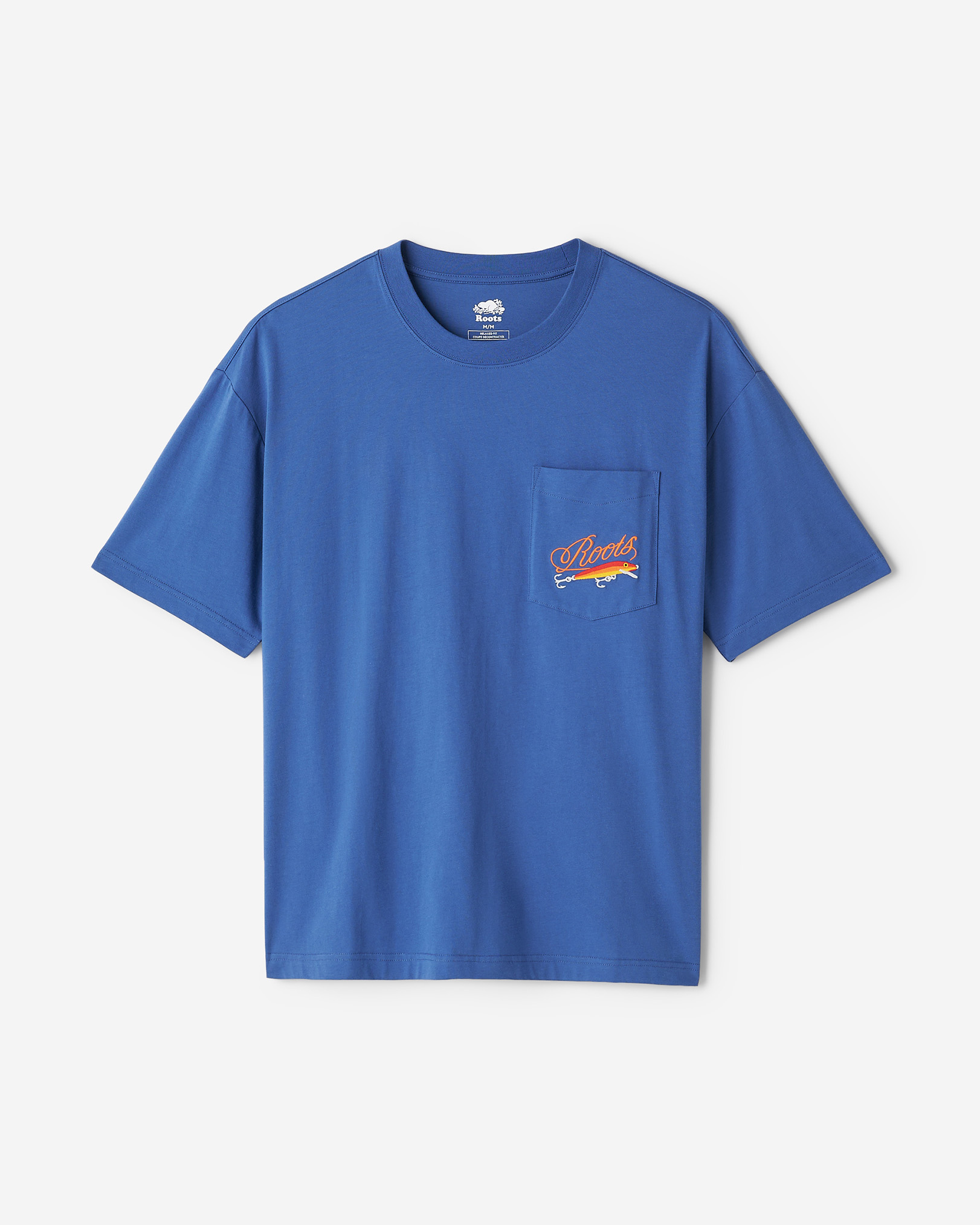 Mens Pocket Trail Relaxed T- Shirt - Monsoon Blue Mens Pocket Trail Relaxed T- Shirt - Monsoon Blue