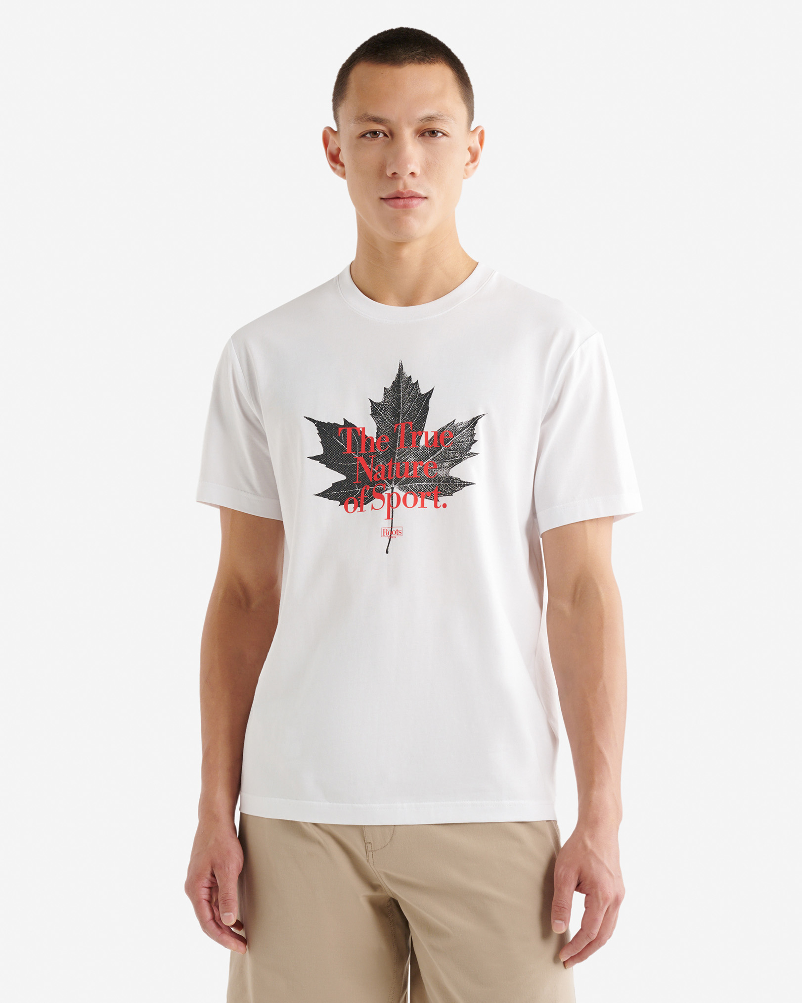 Mens True Nature Of Sport T-Shirt - White