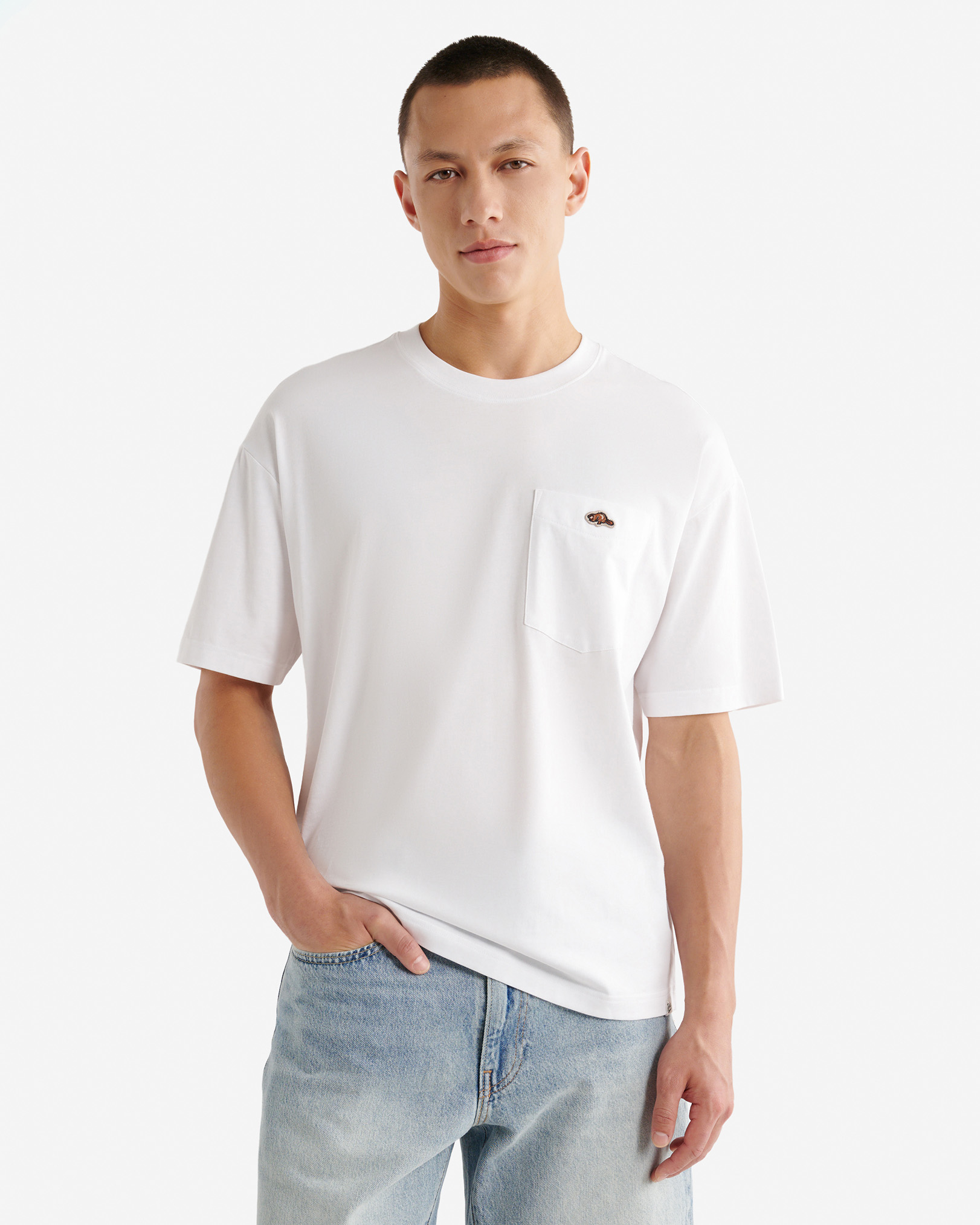 Mens Beavermark T-Shirt - White