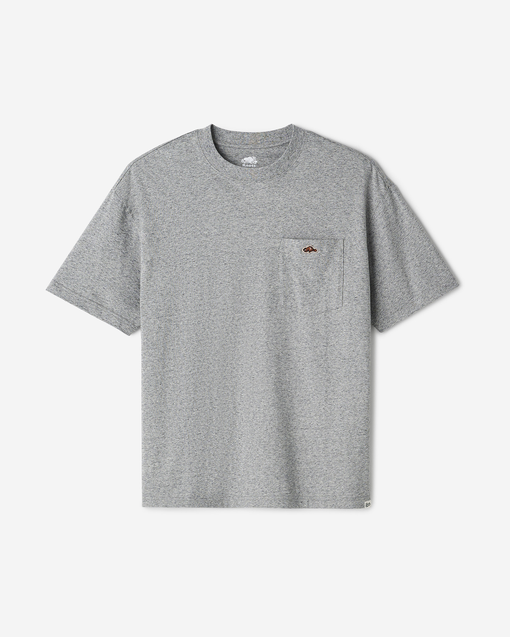 Mens Beavermark T-Shirt - Salt & Pepper Mix