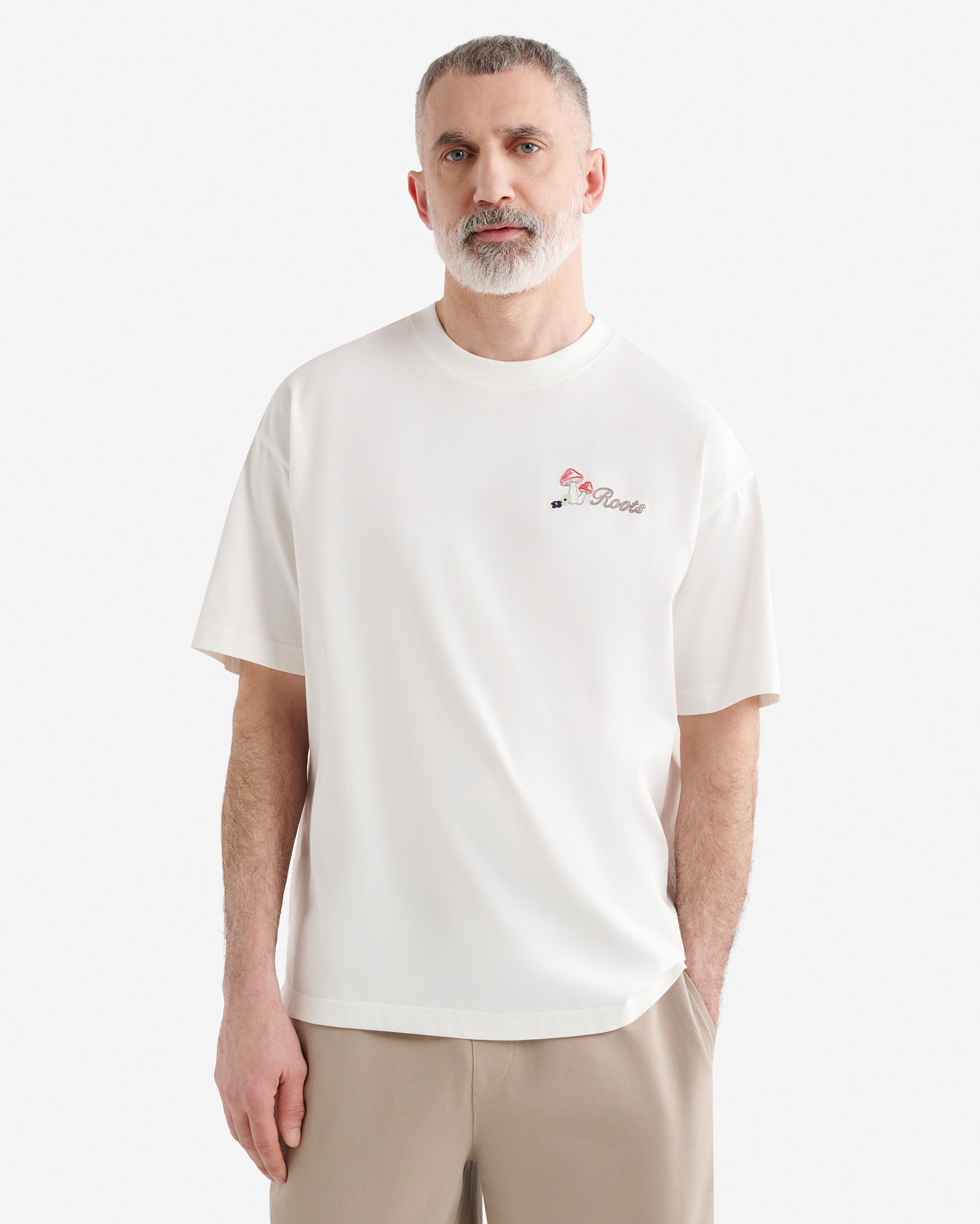 Mens Forager Series T-Shirt - Egret