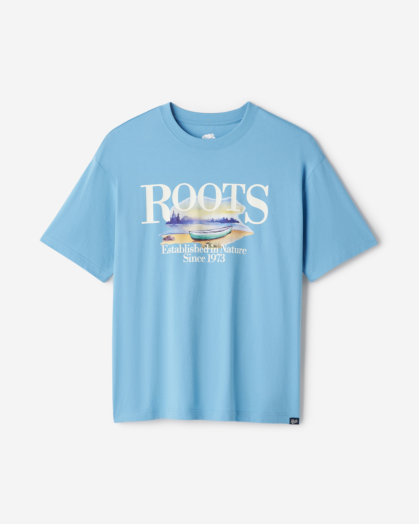 Mens Trailhead T-Shirt - Blissful Blue