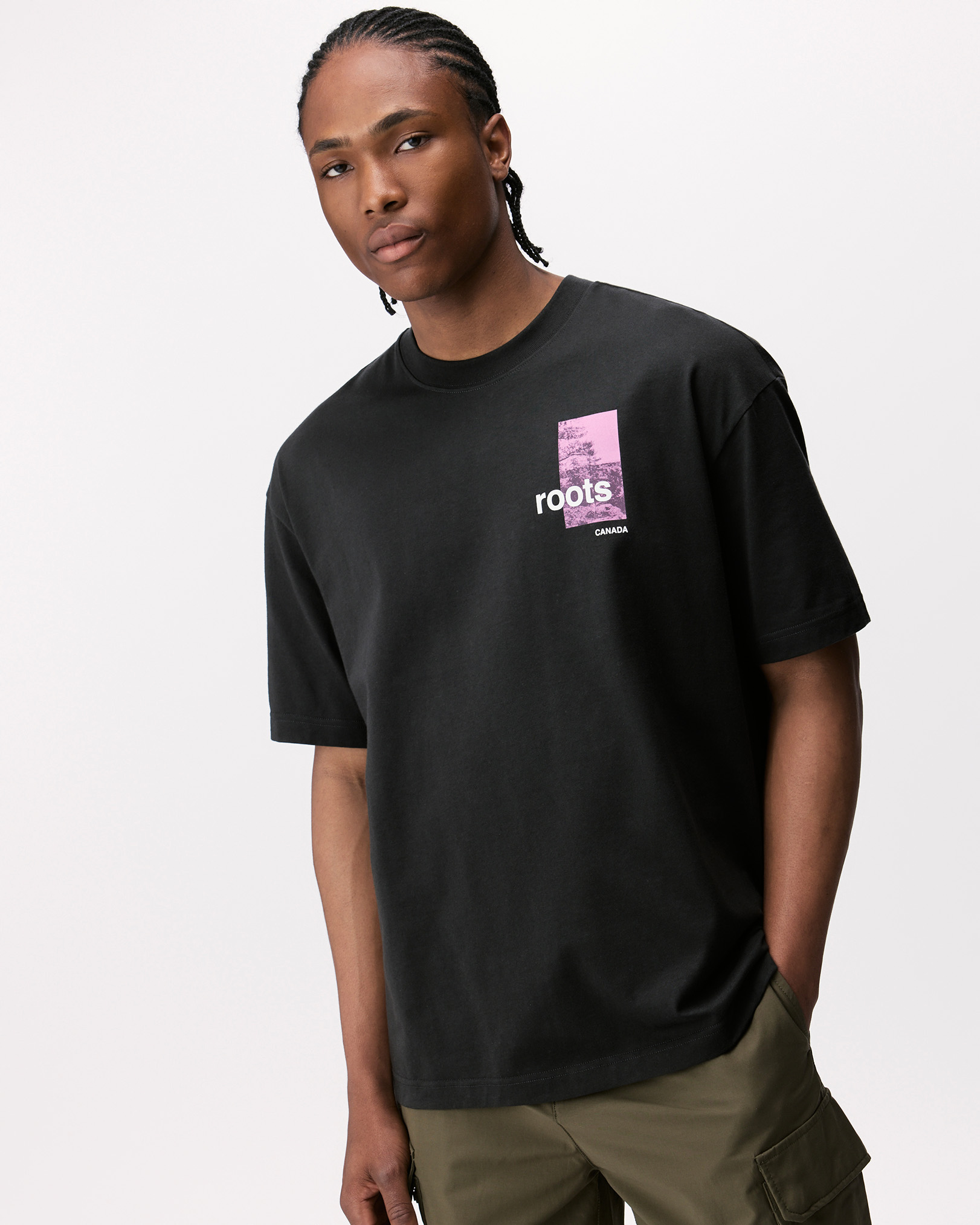 Mens Northern Trails T-Shirt - Raven