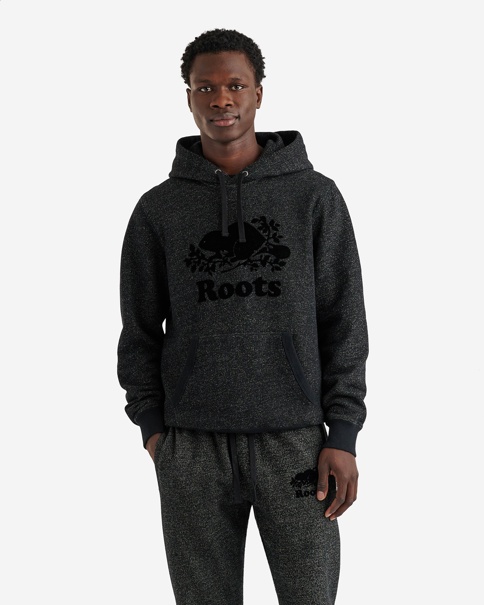 Organic Original Kanga Hoodie - Black Pepper