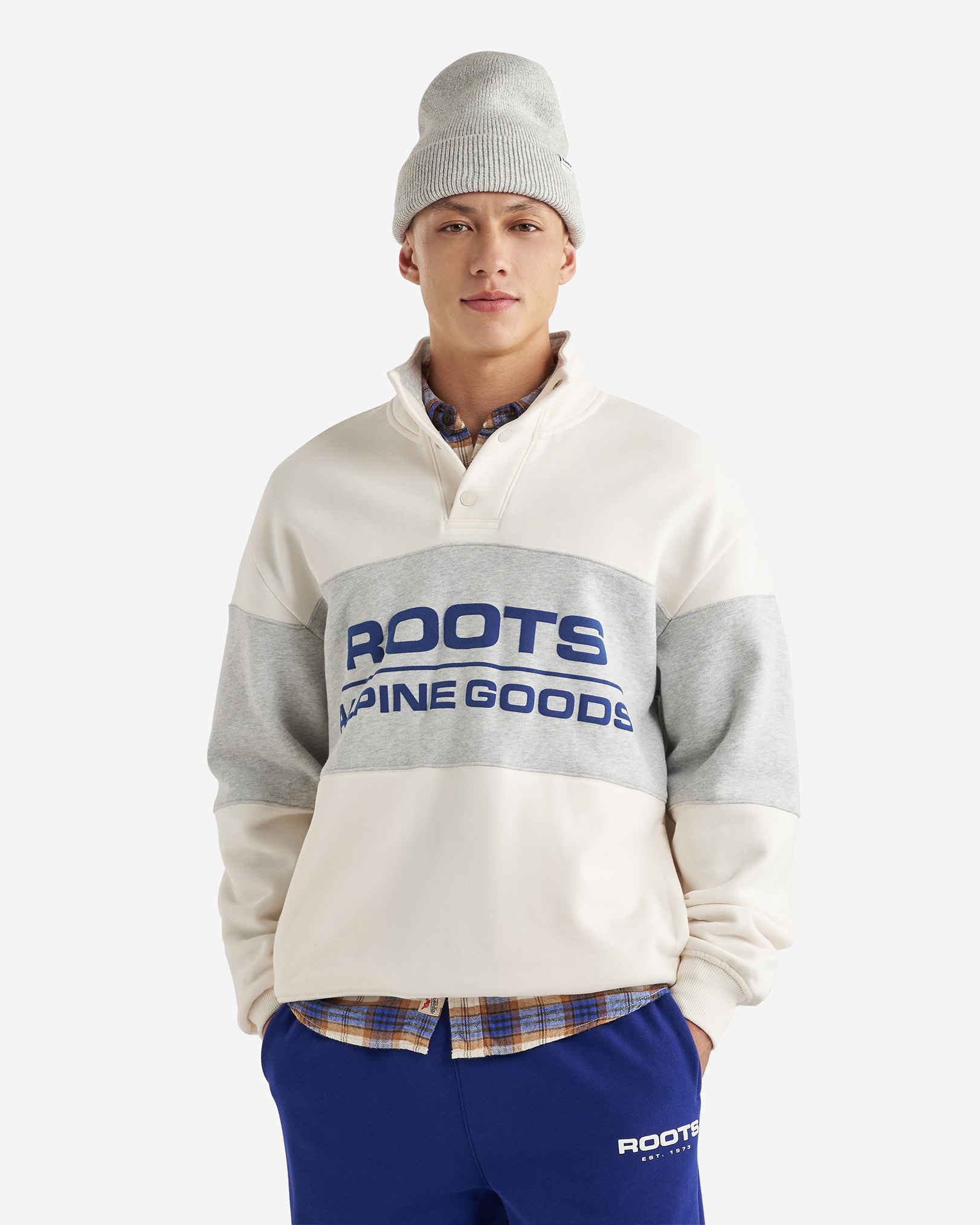 Alpine Goods Snap Pullover - Gardenia White